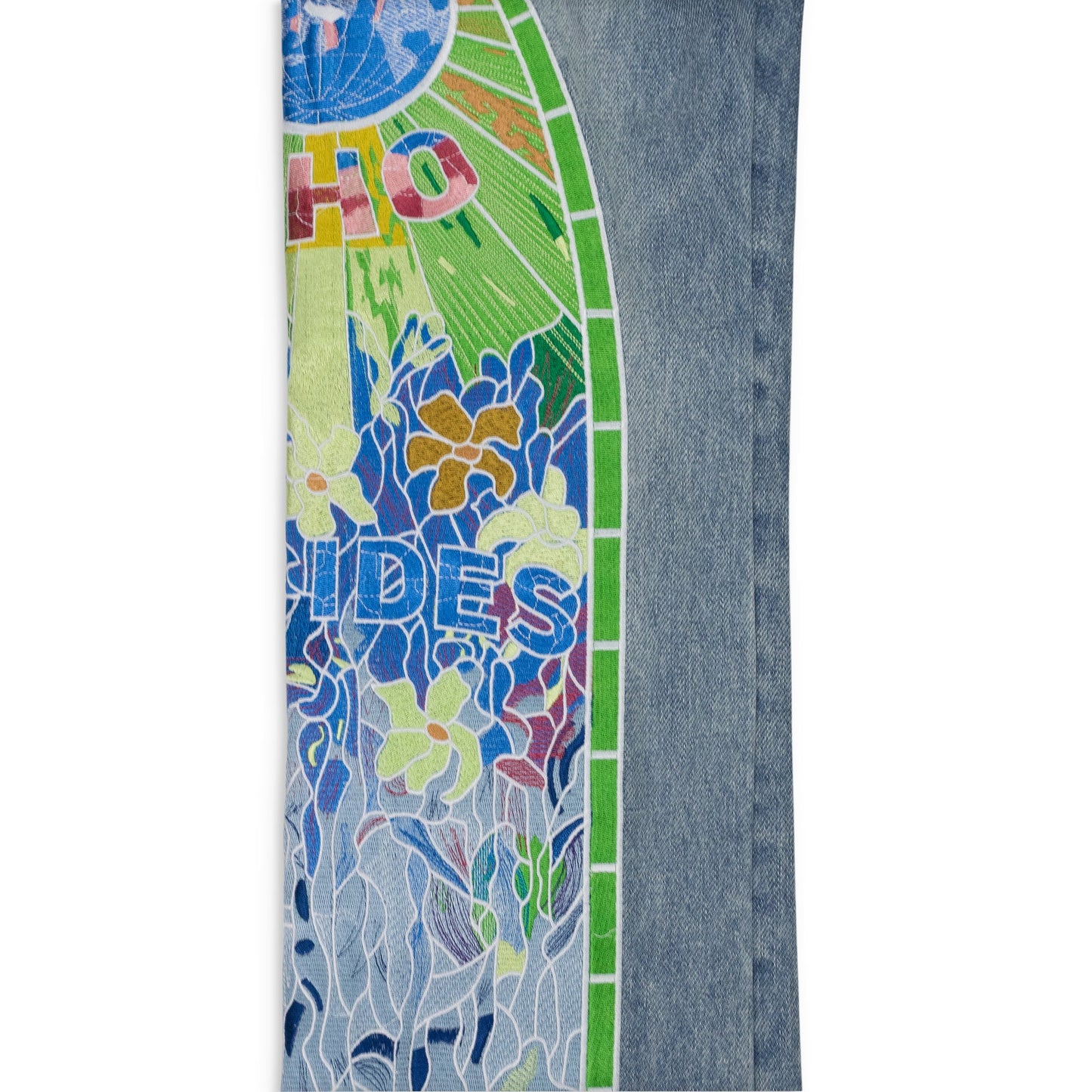 BLUE COWBOY STRAIGHT-FIT JEANS