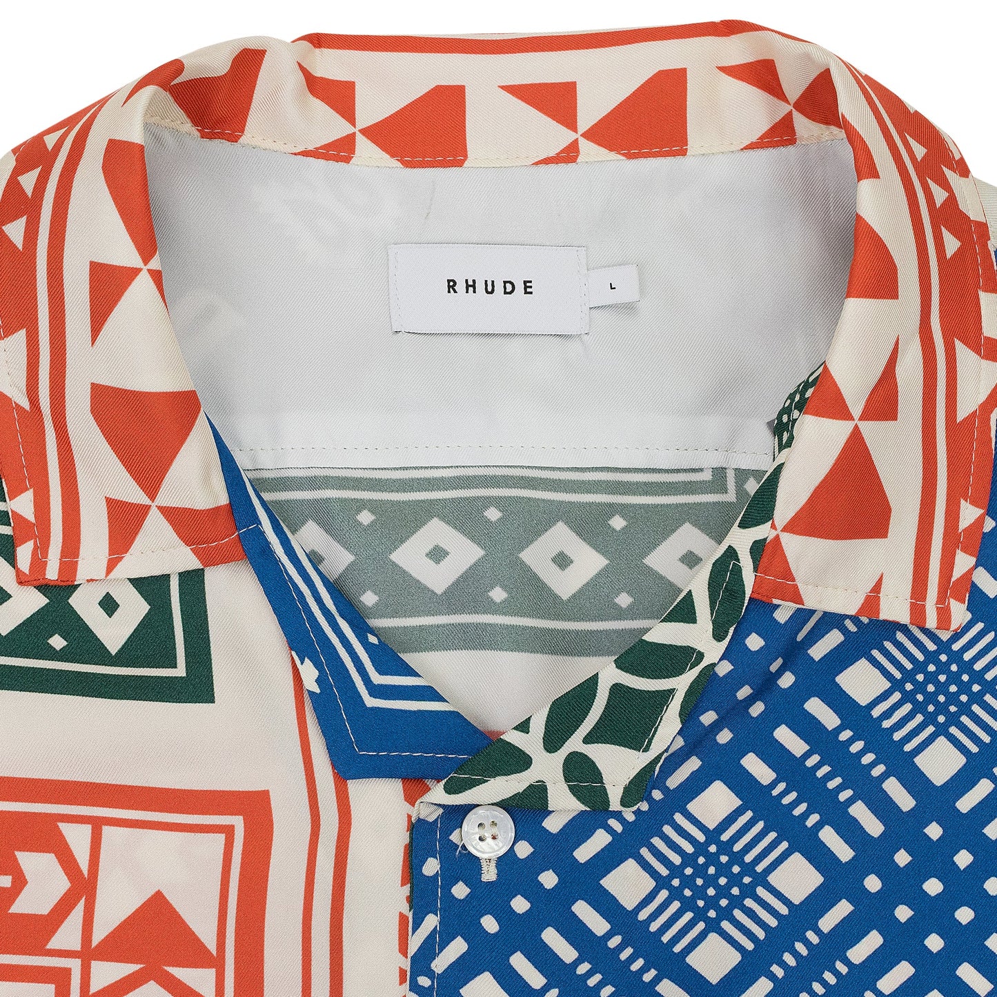 MULTICOLOR CARD BUTTON-DOWN SHIRT