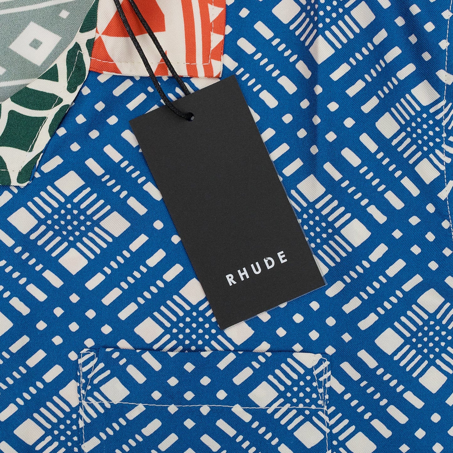 MULTICOLOR CARD BUTTON-DOWN SHIRT