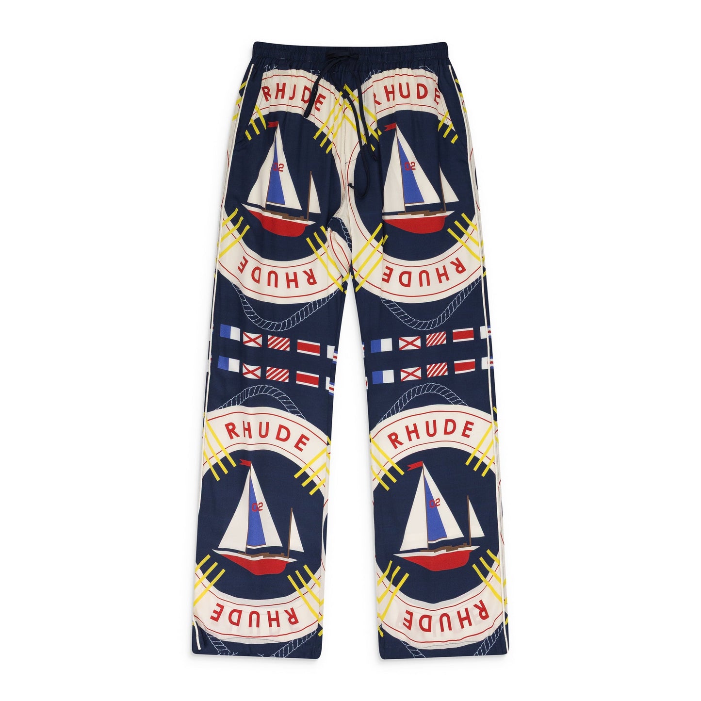 BLUE FLAG SAIL SILK TRACK PANTS