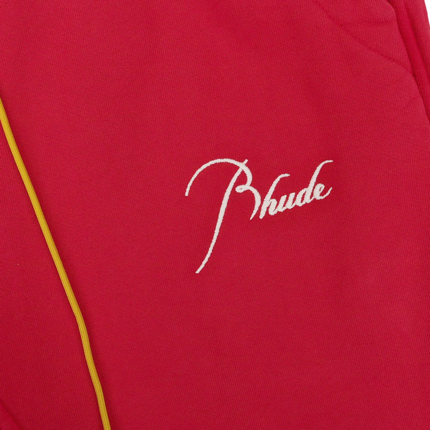 RED HEAVYWEIGHT SWEATPANTS