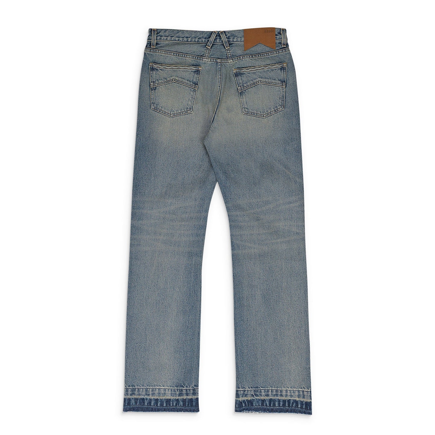 BLUE BEACH BUM DENIM STRAIGHT-FIT JEANS