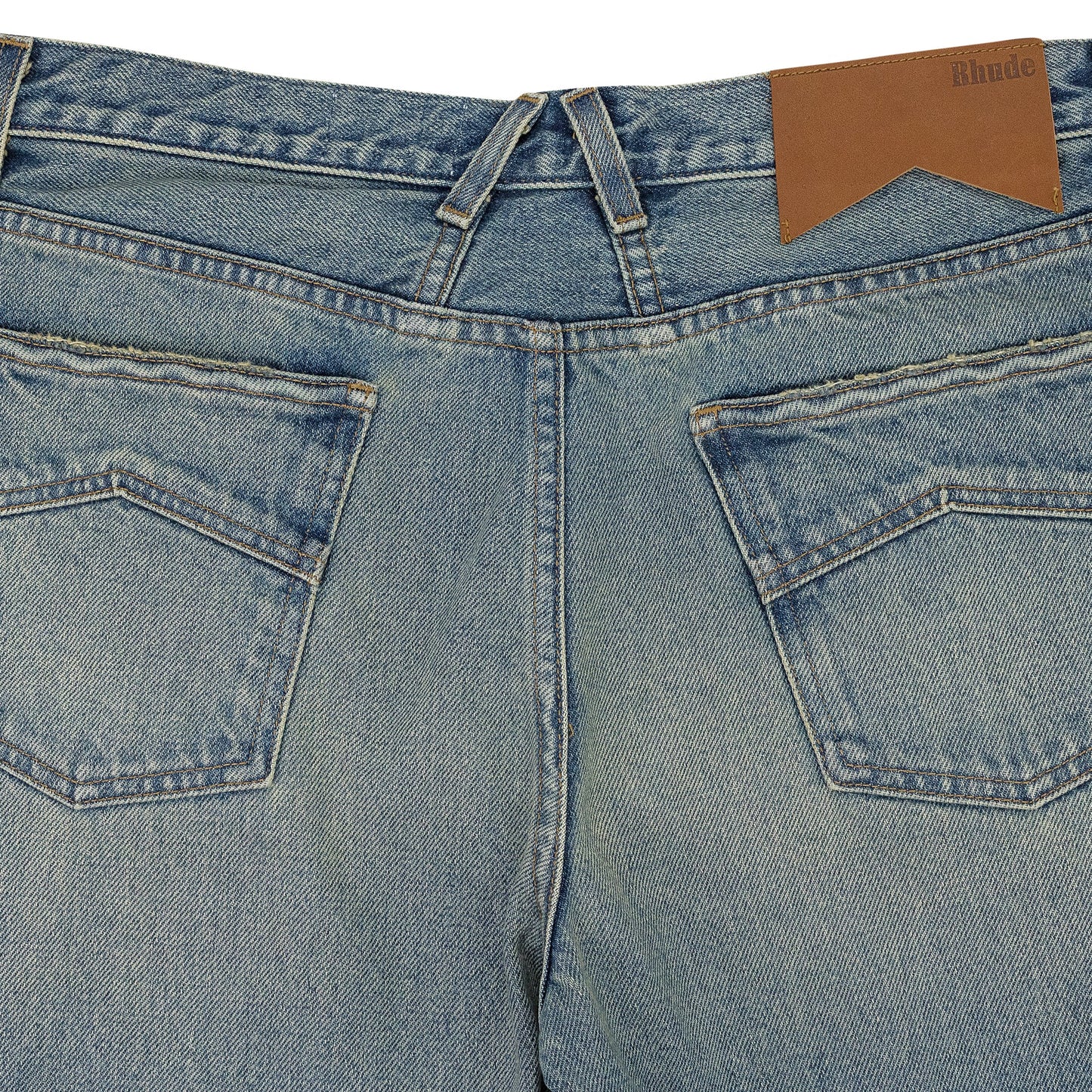 BLUE BEACH BUM DENIM STRAIGHT-FIT JEANS