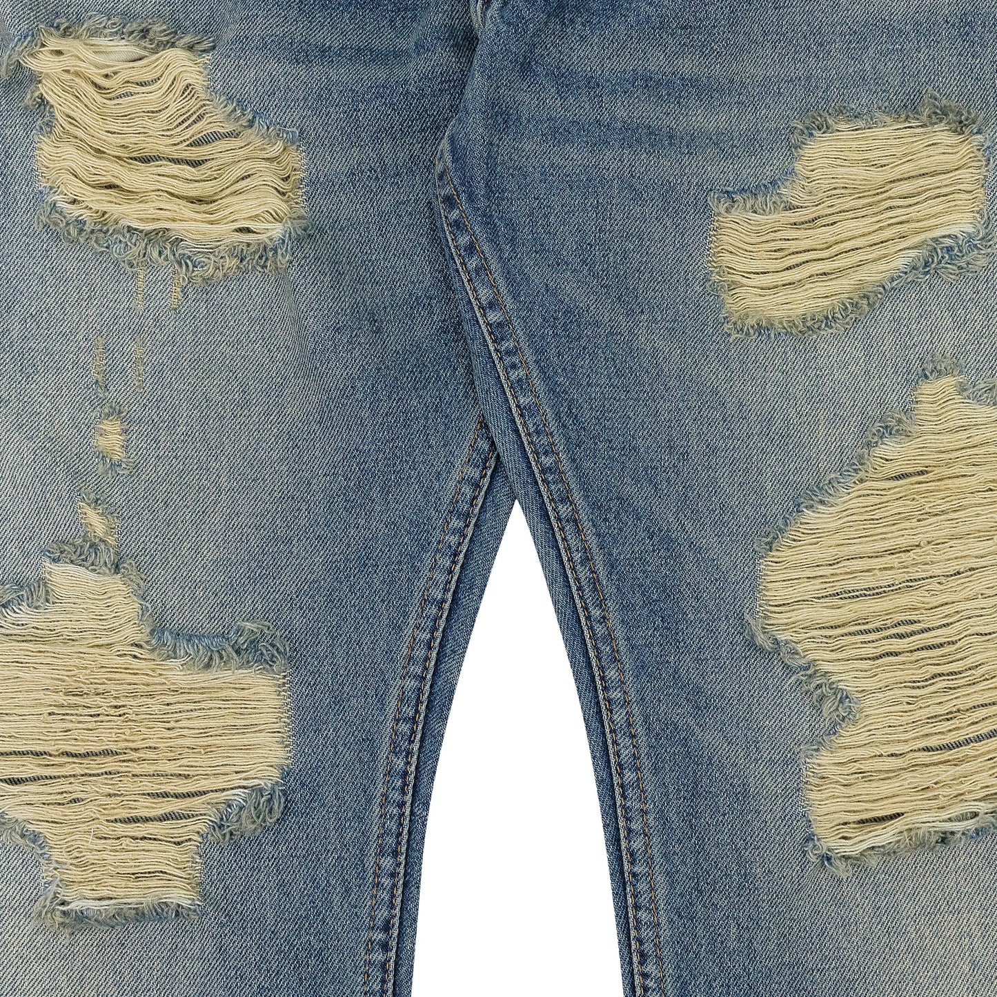 BLUE BEACH BUM DENIM STRAIGHT-FIT JEANS