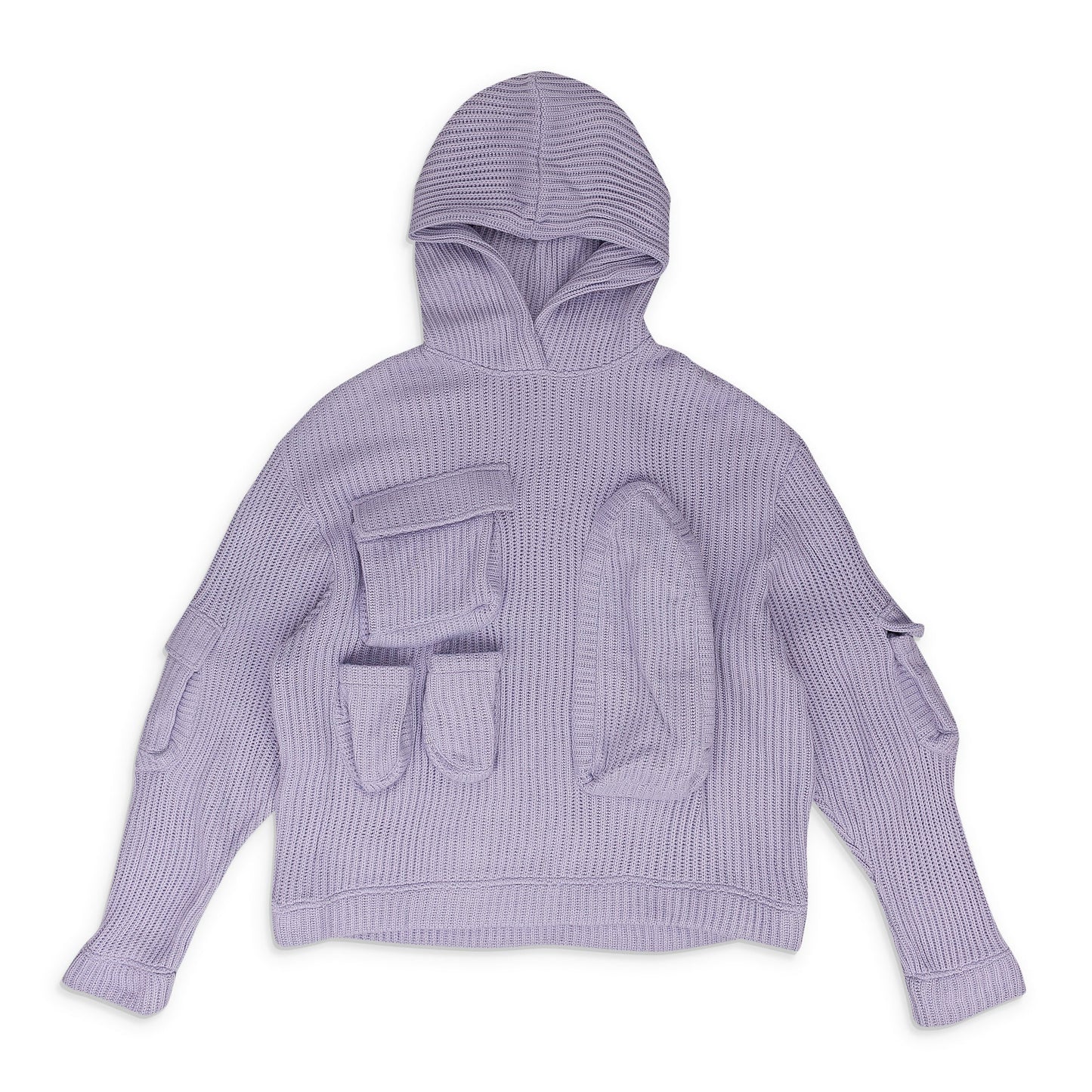 VIOLET MULTI POCKET SWEATSHIRT
