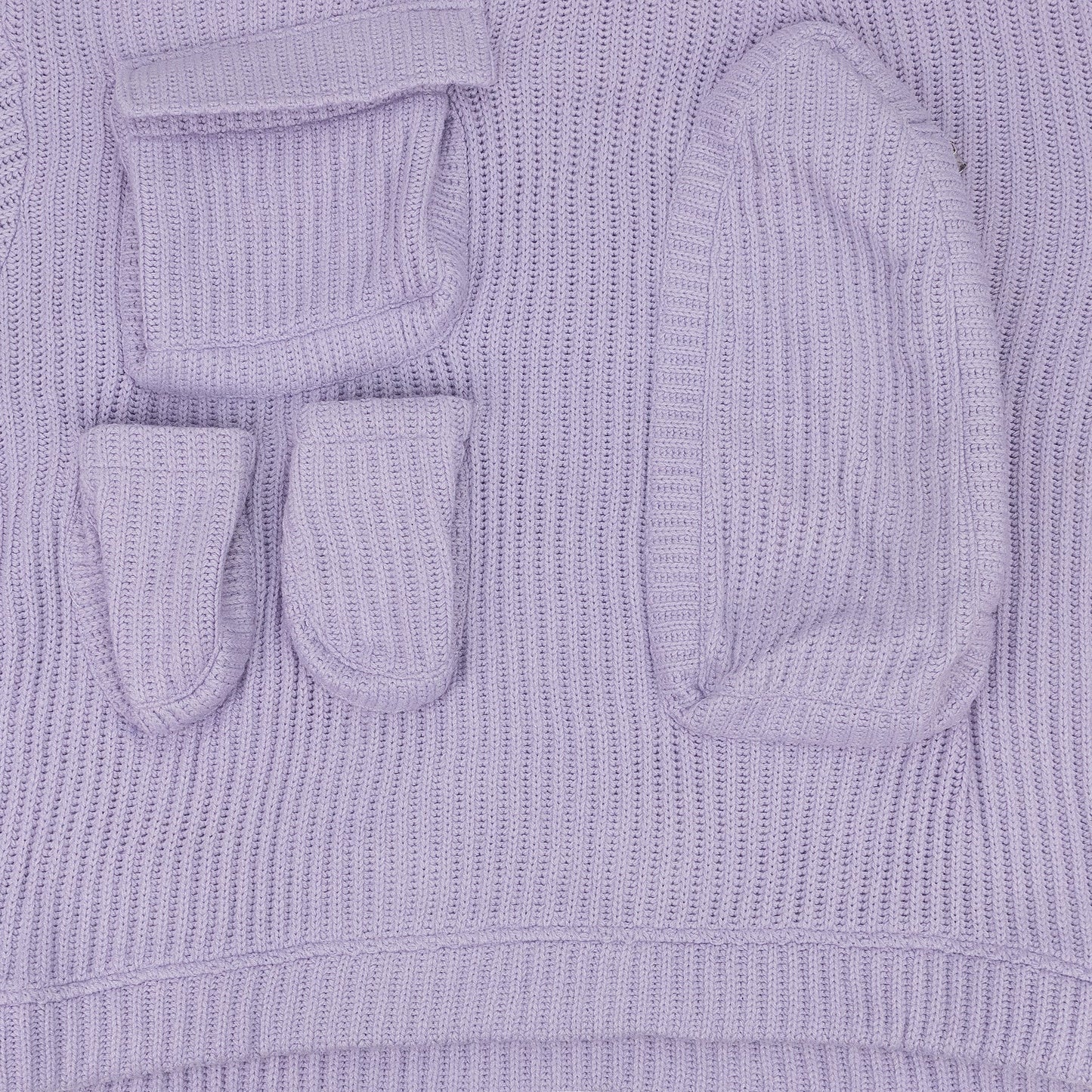 VIOLET MULTI POCKET SWEATSHIRT