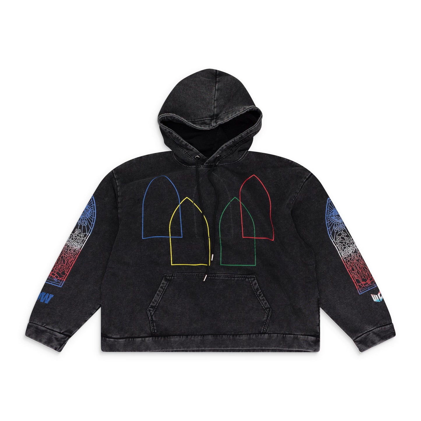 MULTICOLOR INTERTWINED WINDOWS HOODIE