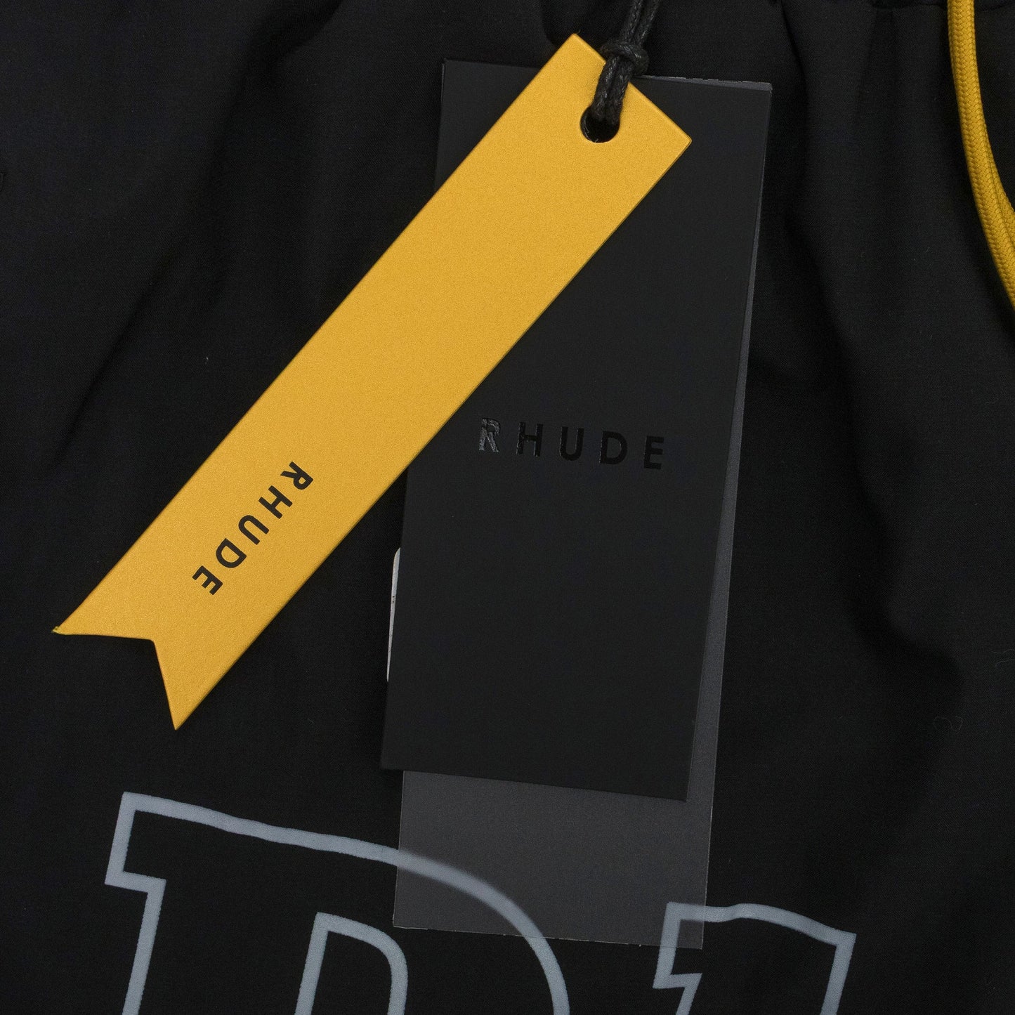 BLACK BASKETBALL SWIM TRUNKS