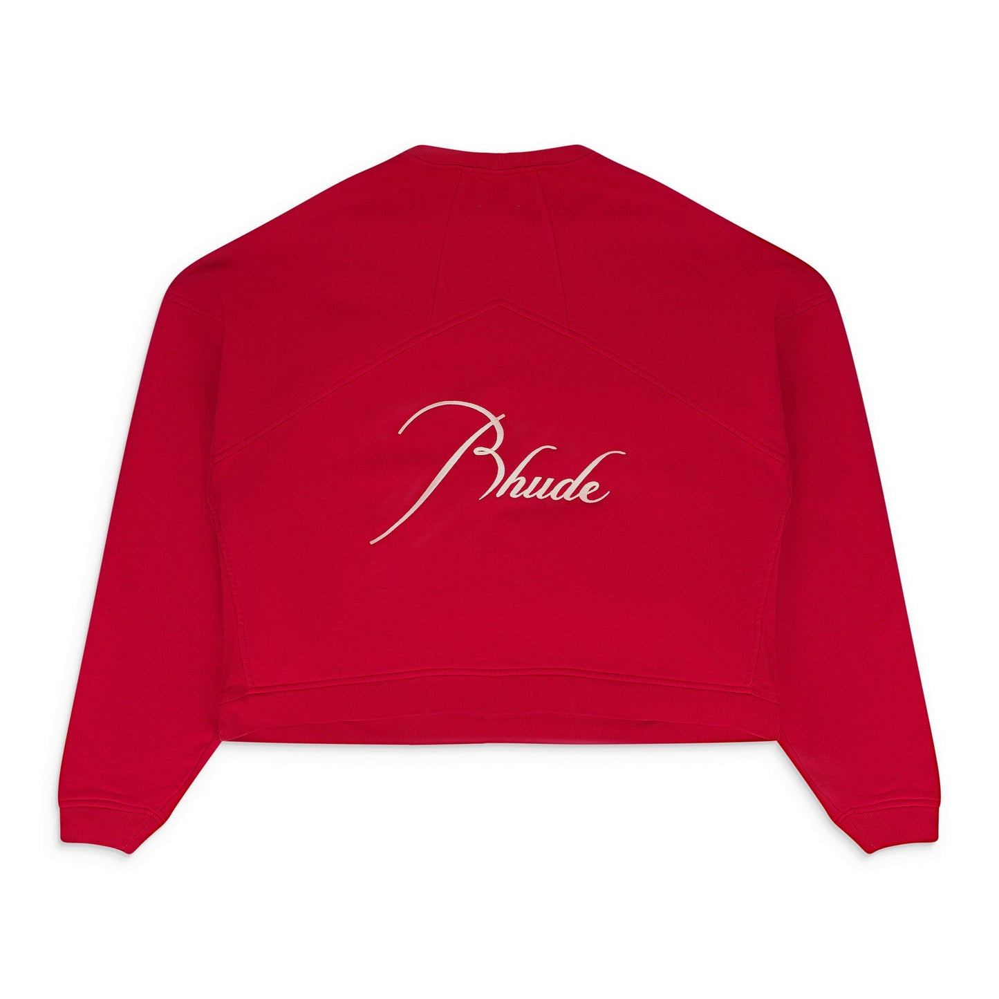 RED CREWNECK SWEATSHIRT
