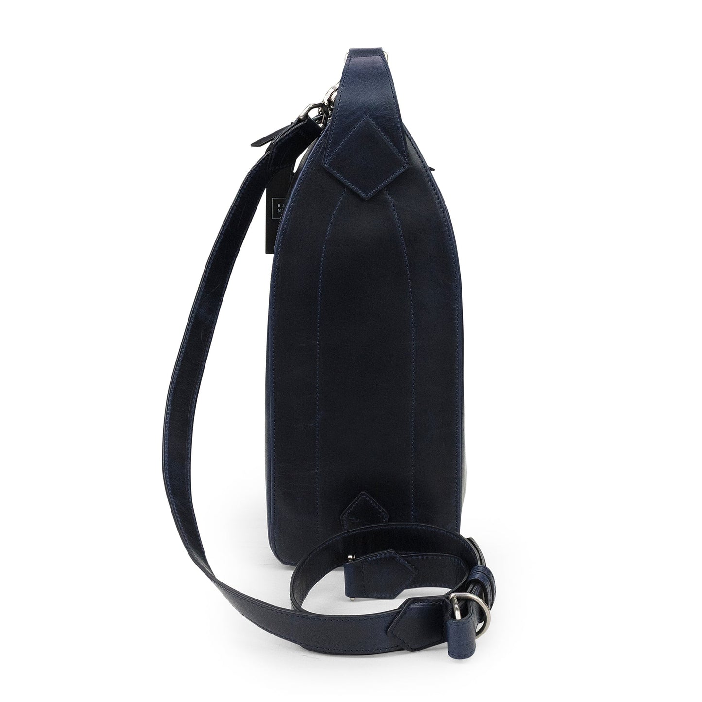 INDIGO EMBROIDERED CROSSBODY BAG