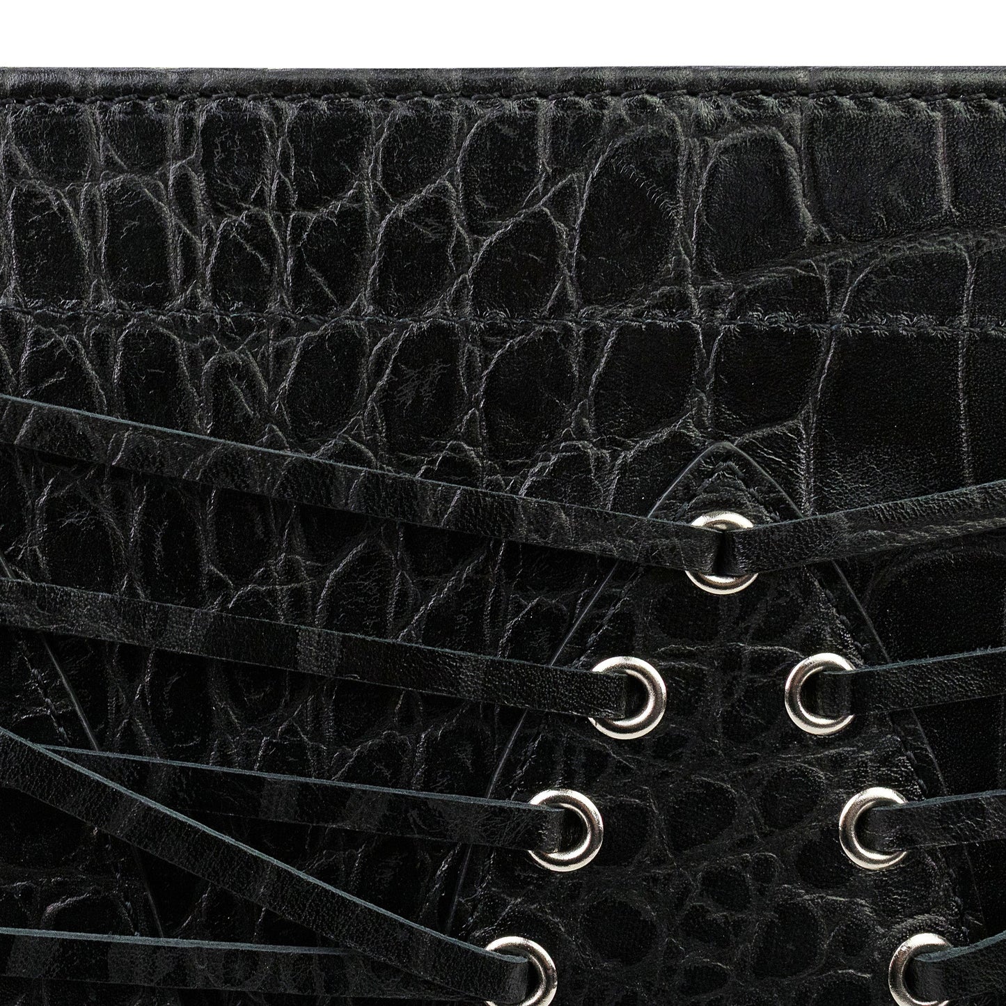 BLACK ARCH TOTE XL MESSENGER BAG