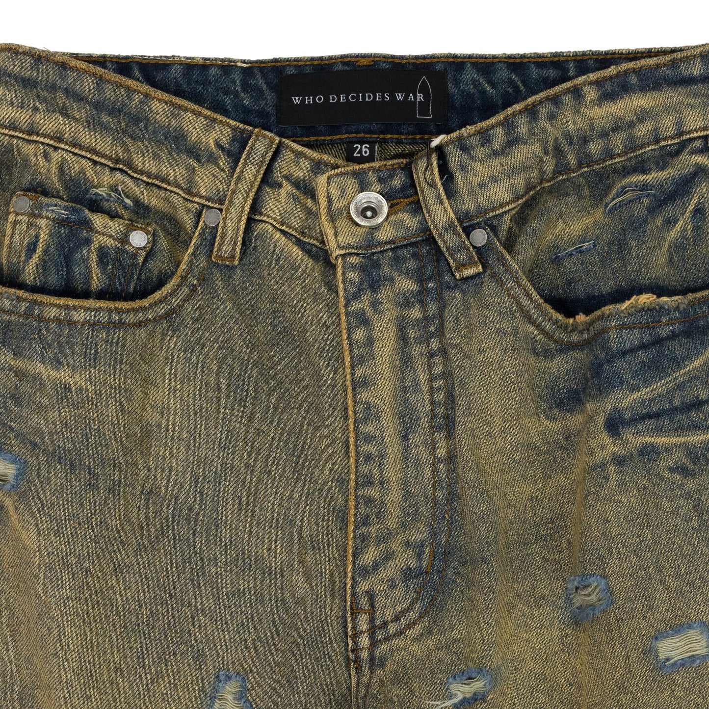 RUST GNARLY STRAIGHT-FIT JEANS