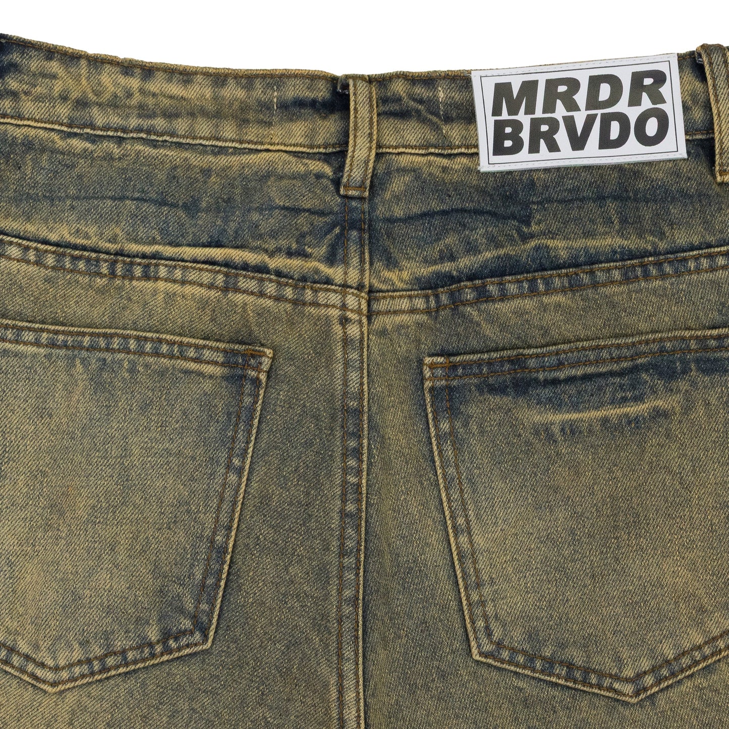 RUST GNARLY STRAIGHT-FIT JEANS