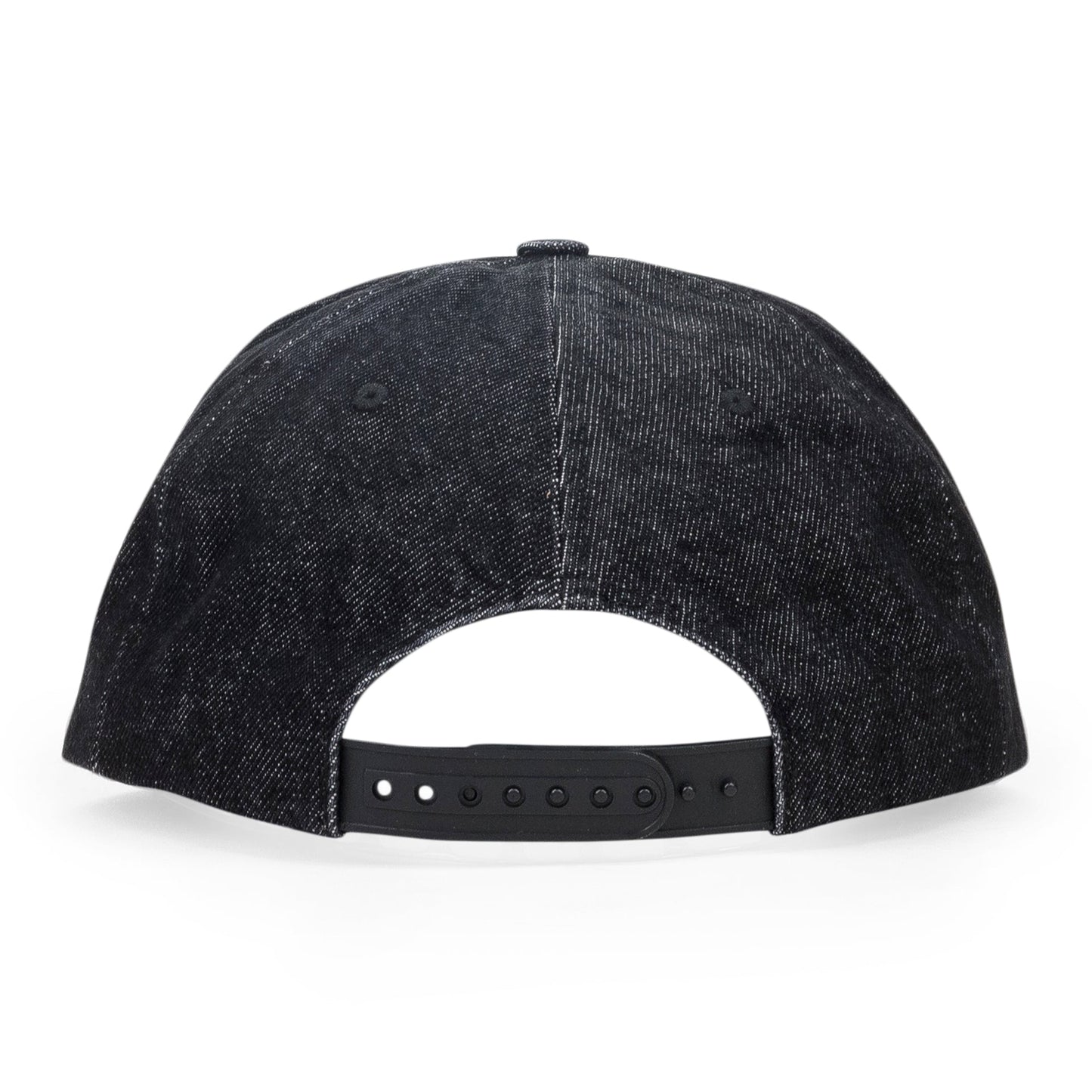 BLACK DENIM LOGO BASEBALL CAP
