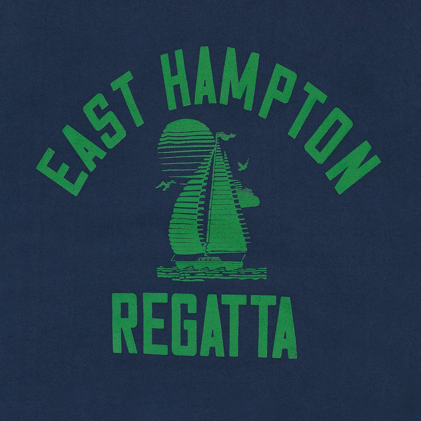 NAVY HAMPTON REGATTA CREWNECK SWEATSHIRT