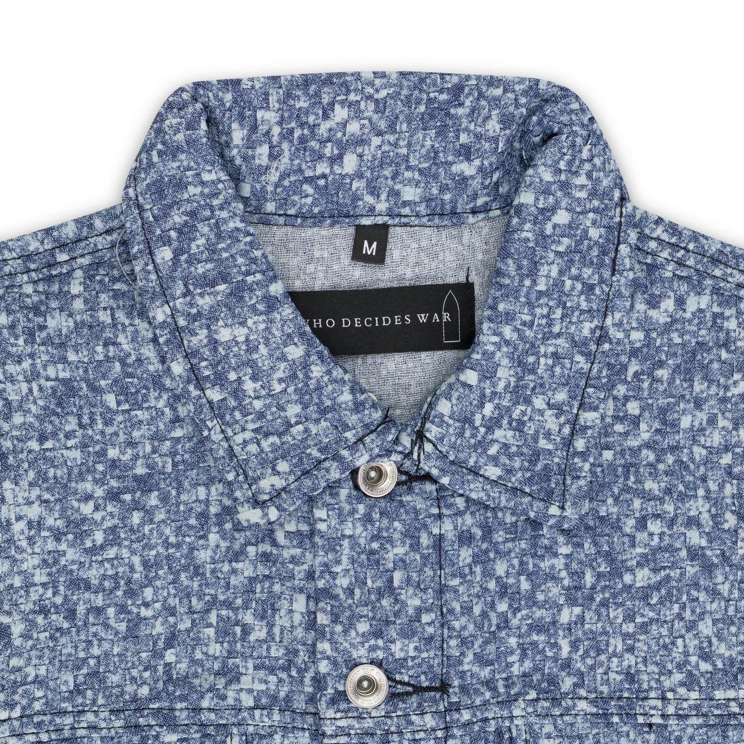 INDIGO WOVEN TRUCKER JACKET