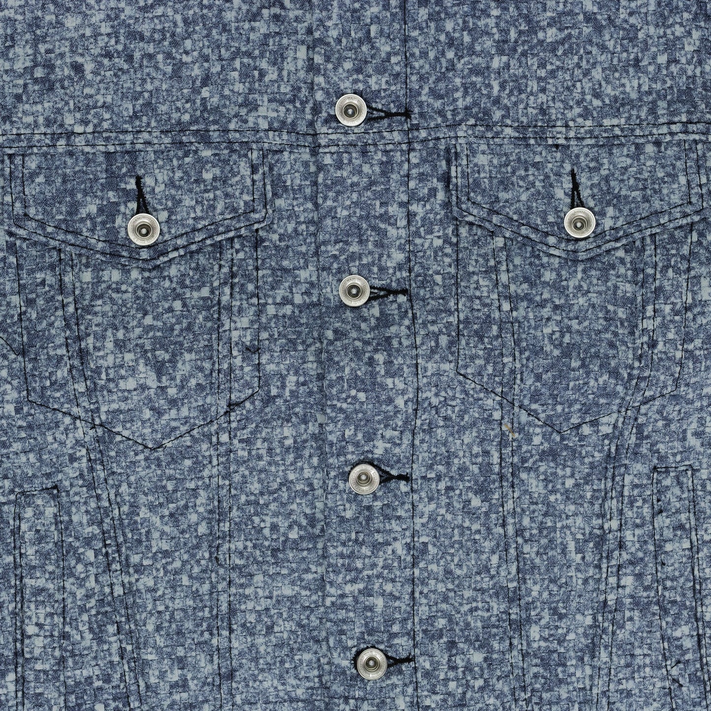 INDIGO WOVEN TRUCKER JACKET