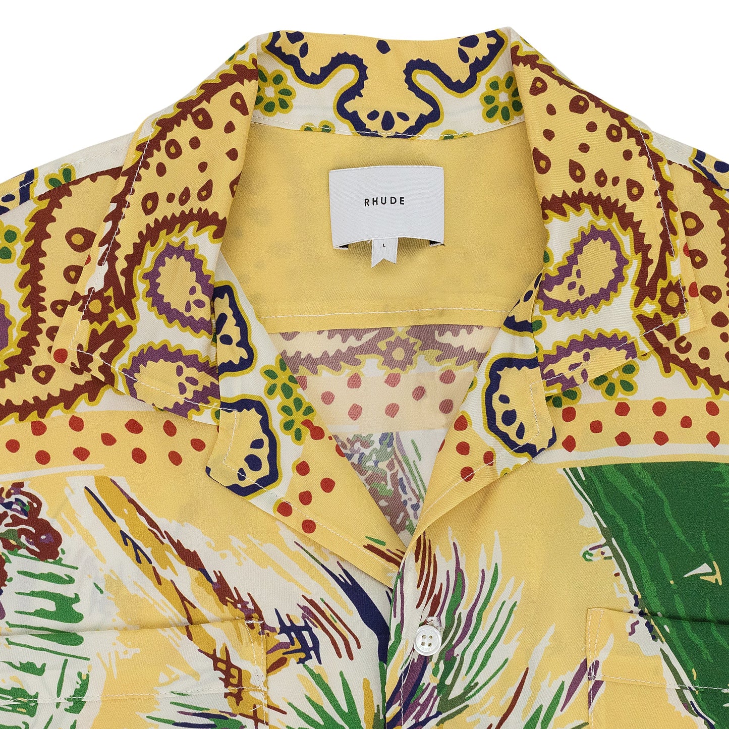 MULTICOLOR PALMINA SILK LS BUTTON-DOWN SHIRT