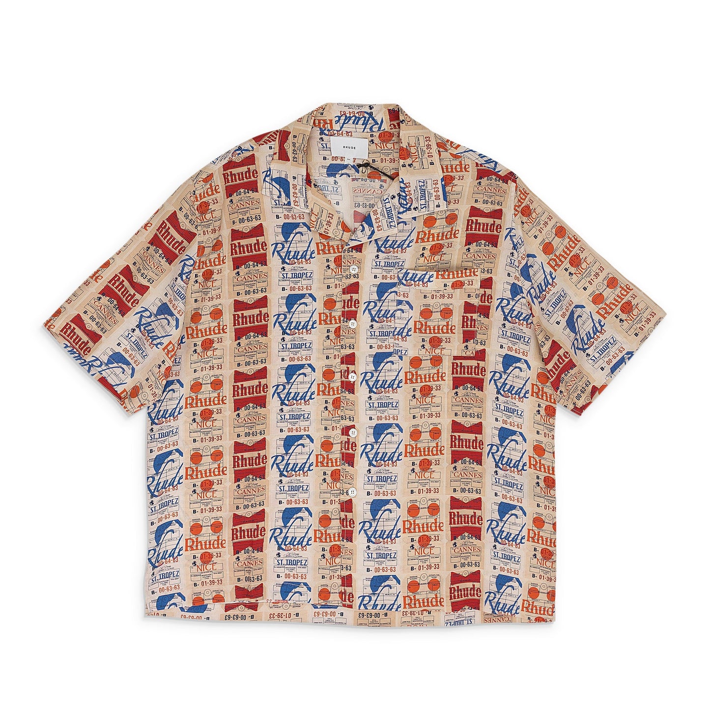 MULTICOLOR VOYAGE DE SILK BUTTON-DOWN SHIRT