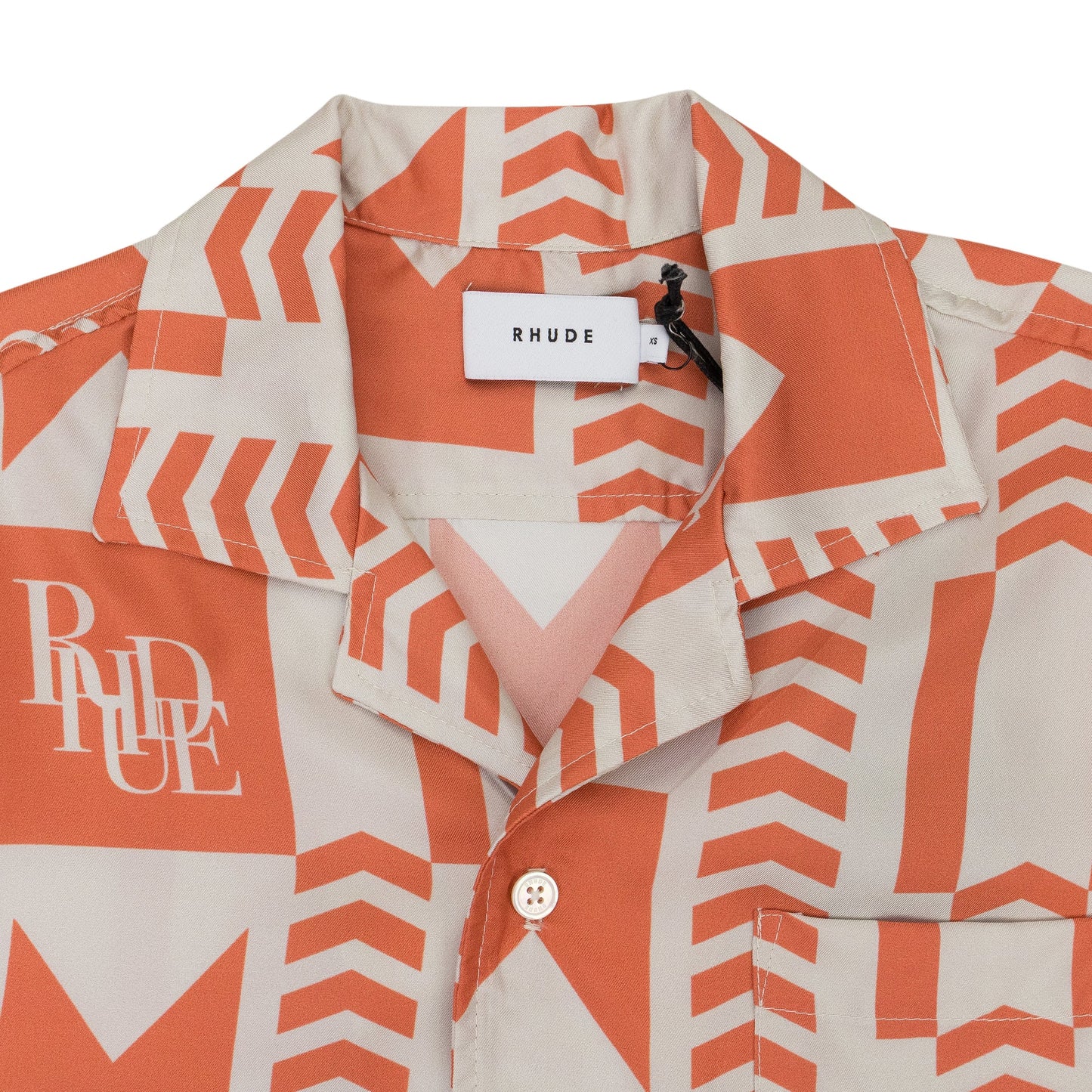 ORANGE GRASSE BUTTON-DOWN SHIRT