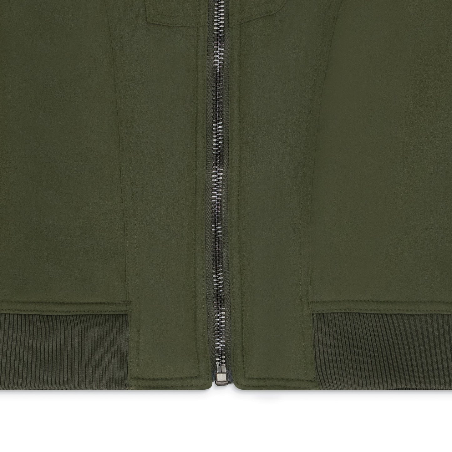 GREEN CUTOUT BOMBER