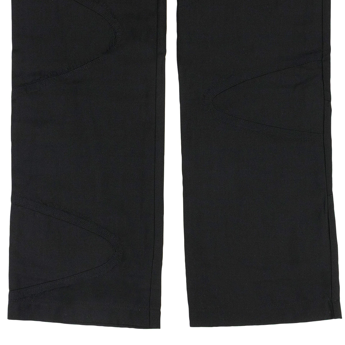 BLACK LA PLUME TROUSERS