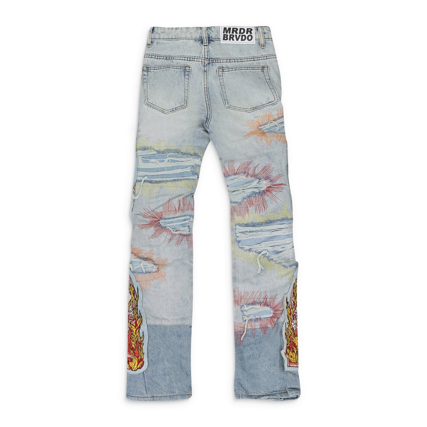 BLUE BARRAGE STRAIGHT JEANS