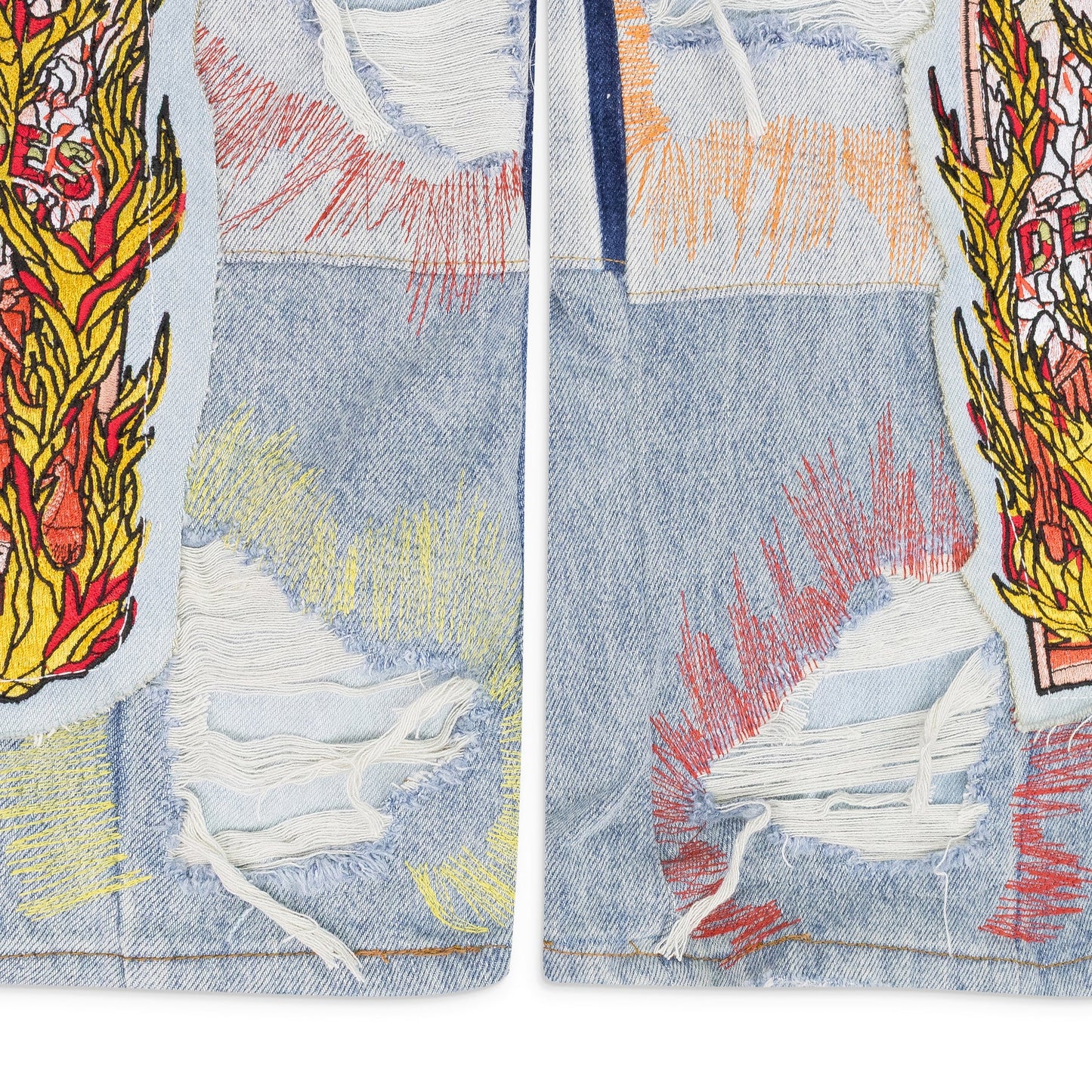 BLUE BARRAGE STRAIGHT JEANS