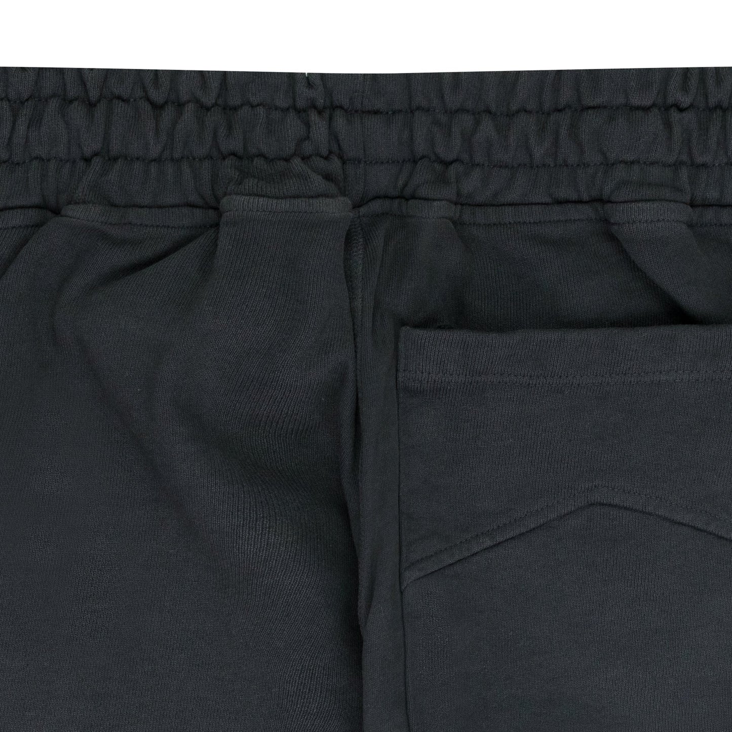 BLACK TERRY SWEATPANTS