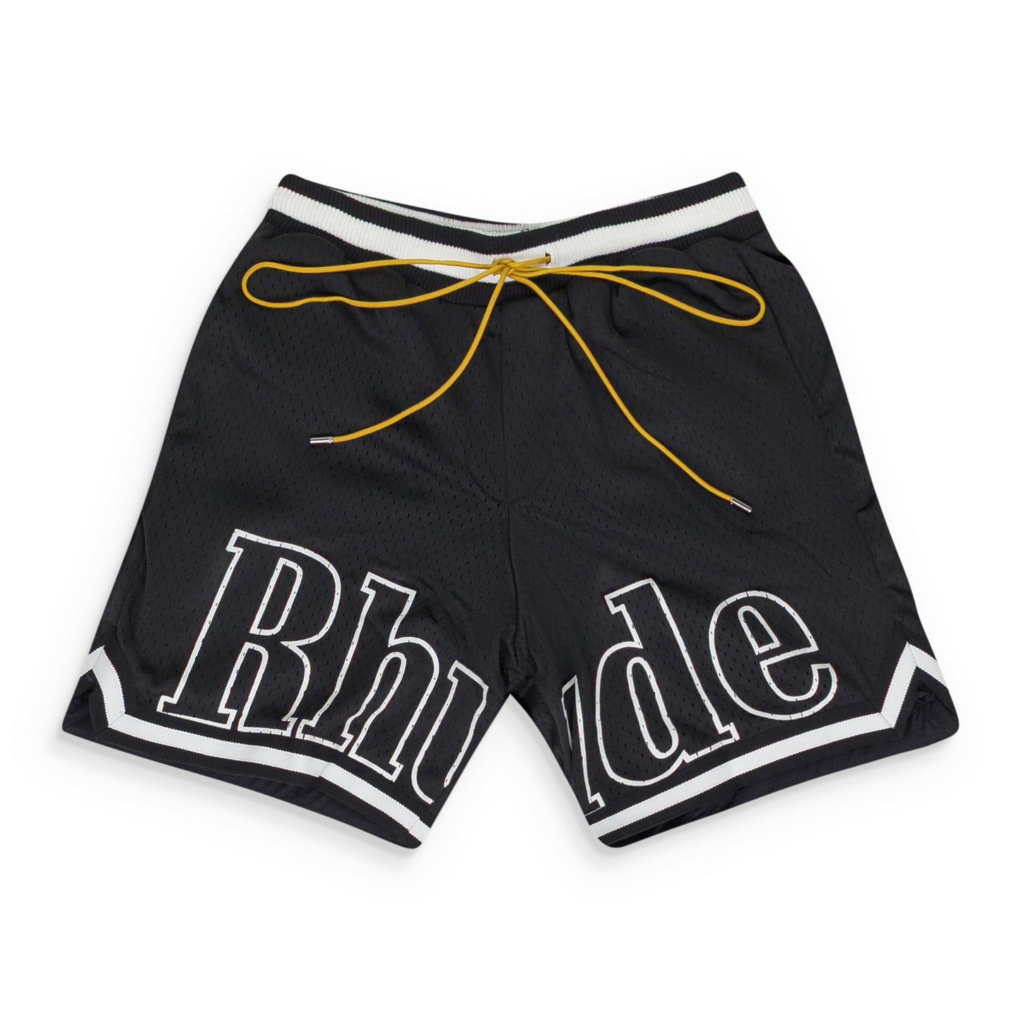 BLACK COURT LOGO SHORT SHORTS