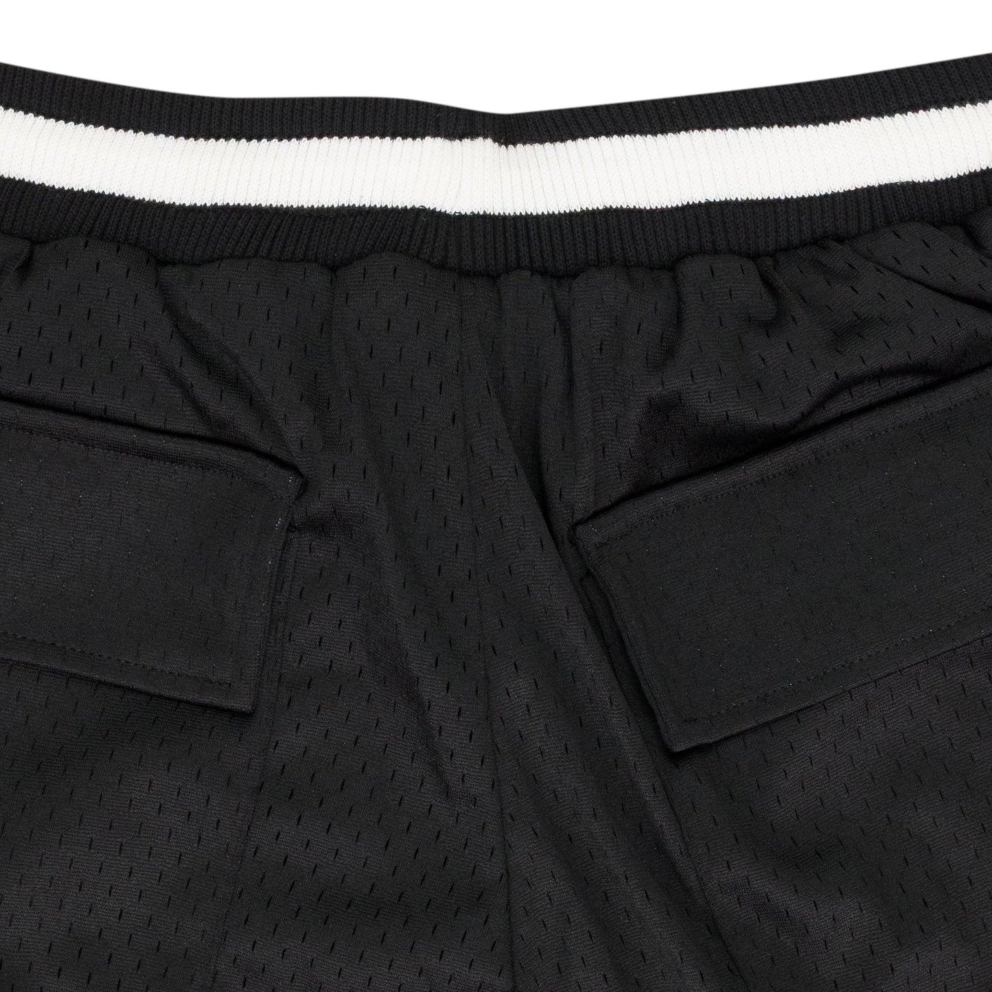 BLACK COURT LOGO SHORT SHORTS