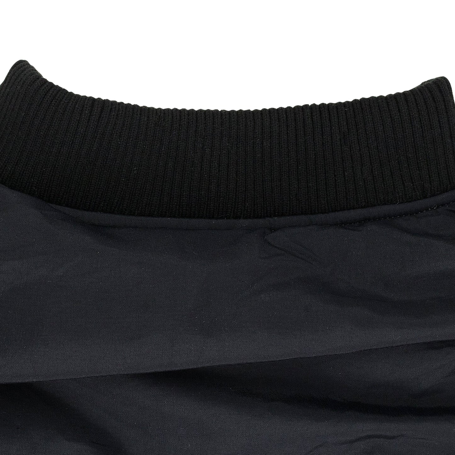 BLACK DRAPED BOMBER