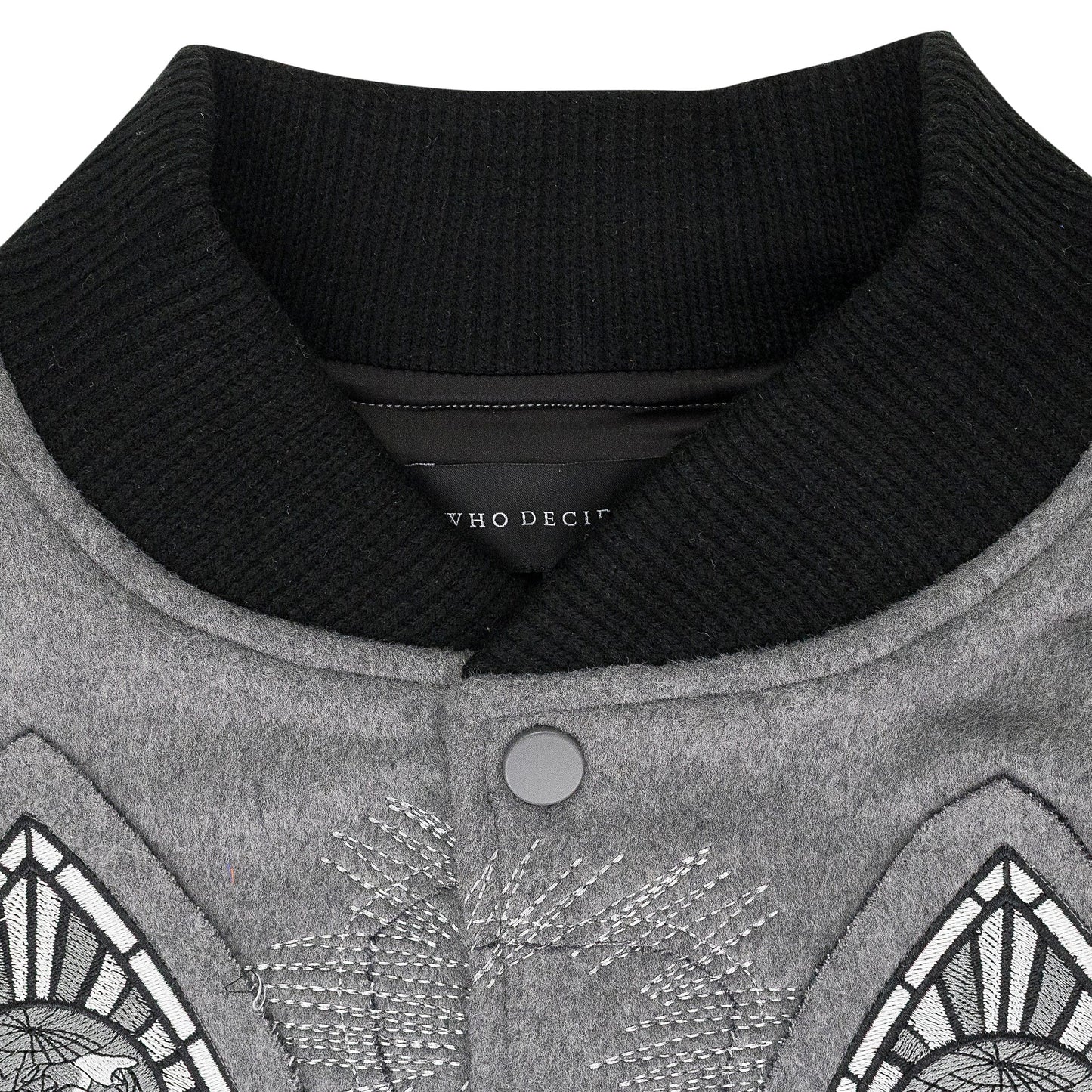 GRAY NAMESAKE VARSITY JACKET