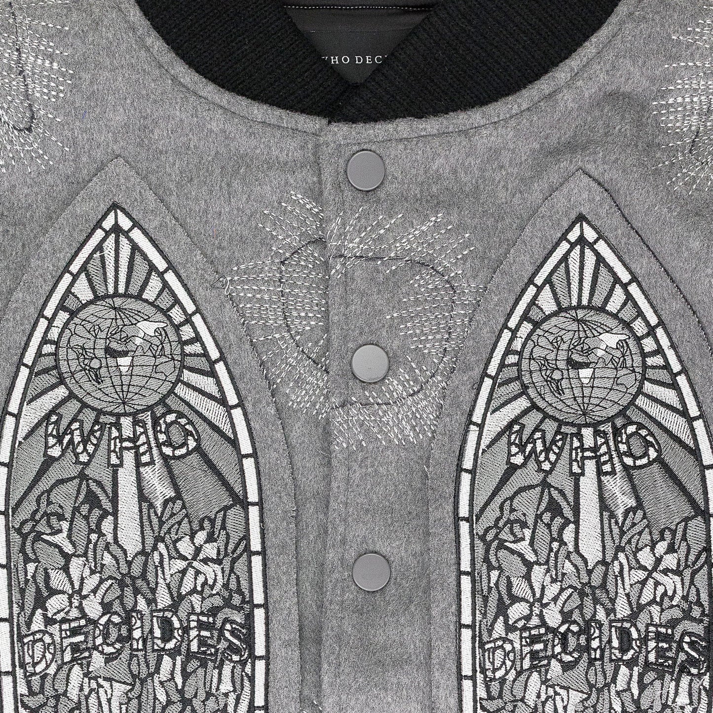 GRAY NAMESAKE VARSITY JACKET