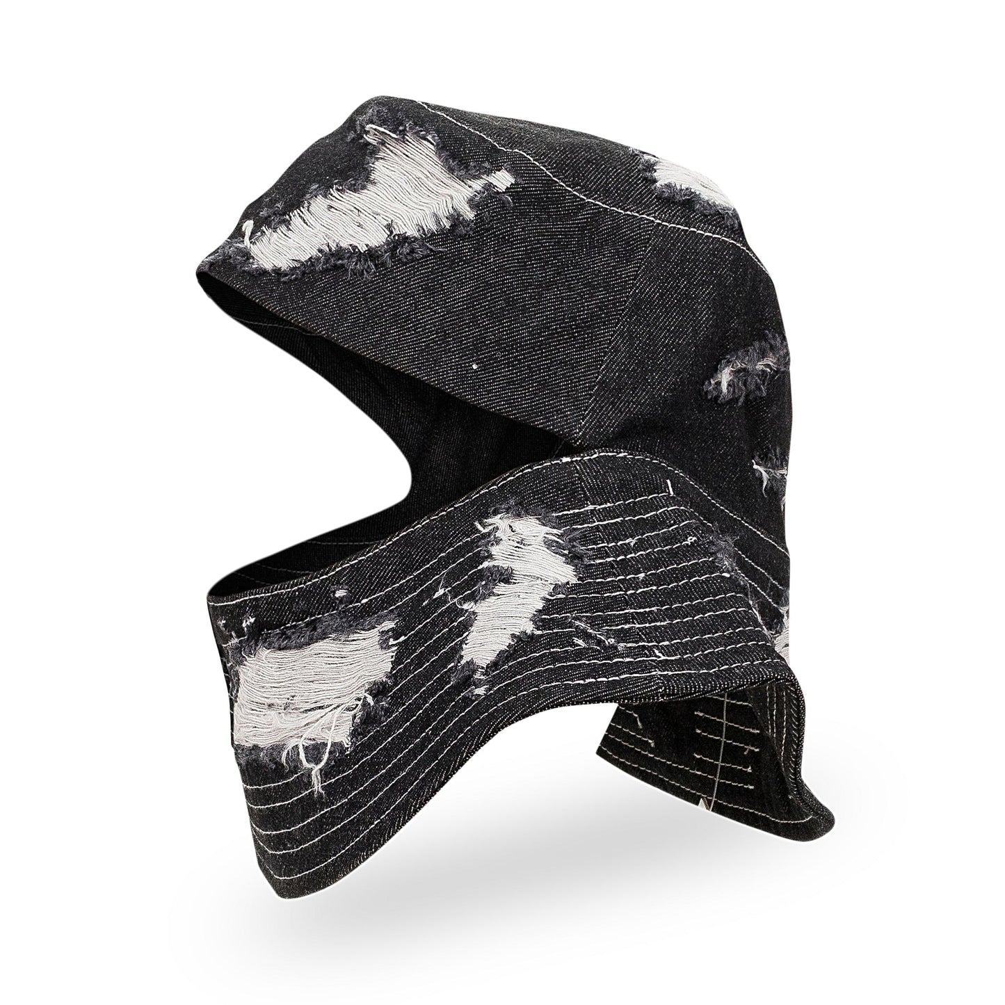 BLUE DISTRESSED SELVEDGE VISOR