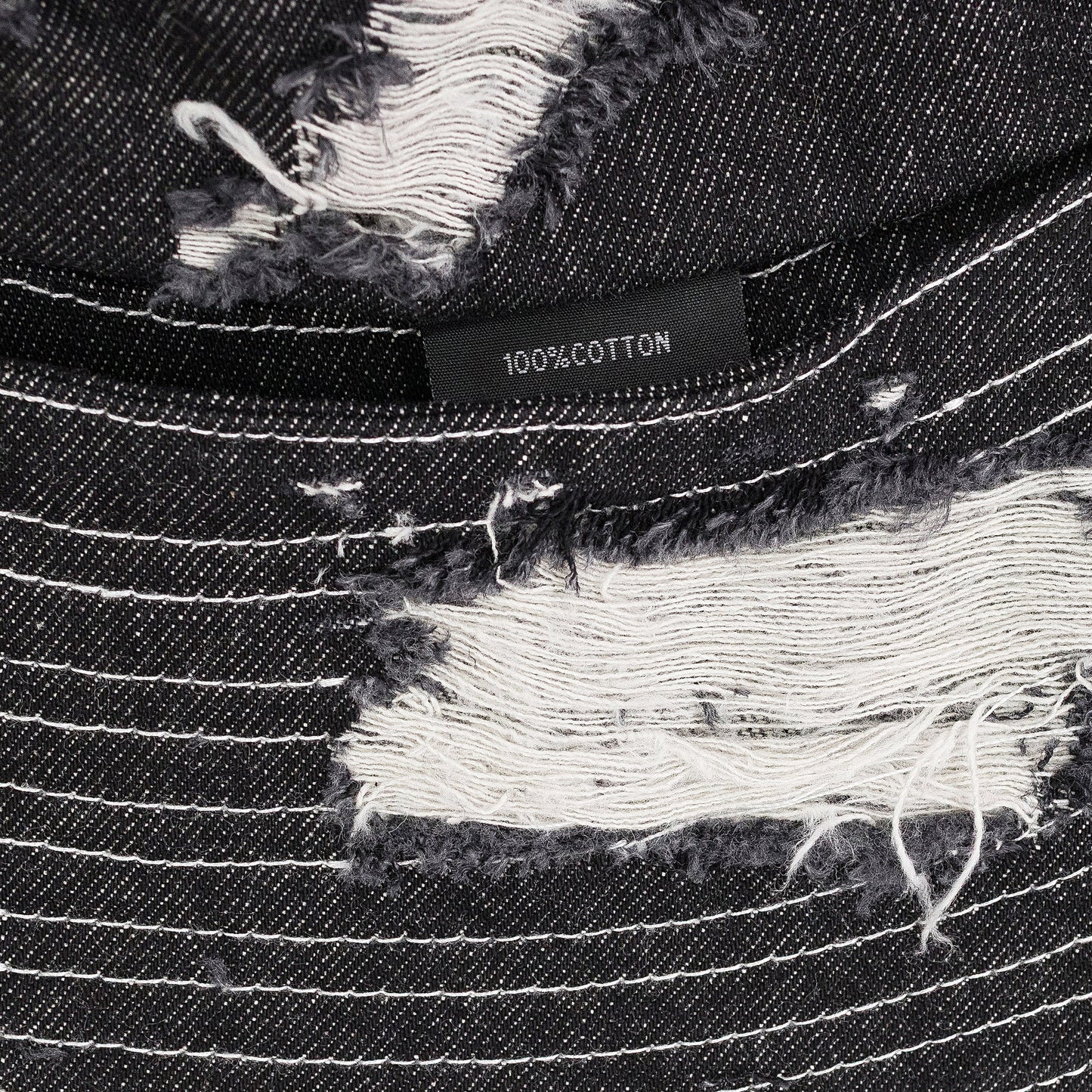 BLUE DISTRESSED SELVEDGE VISOR