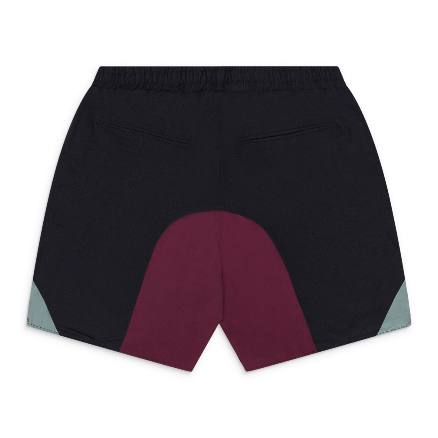 BLACK PANEL SHORTS