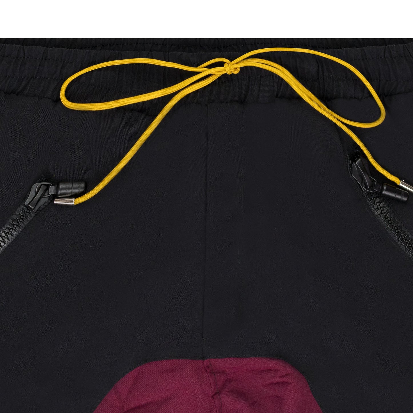 BLACK PANEL SHORTS