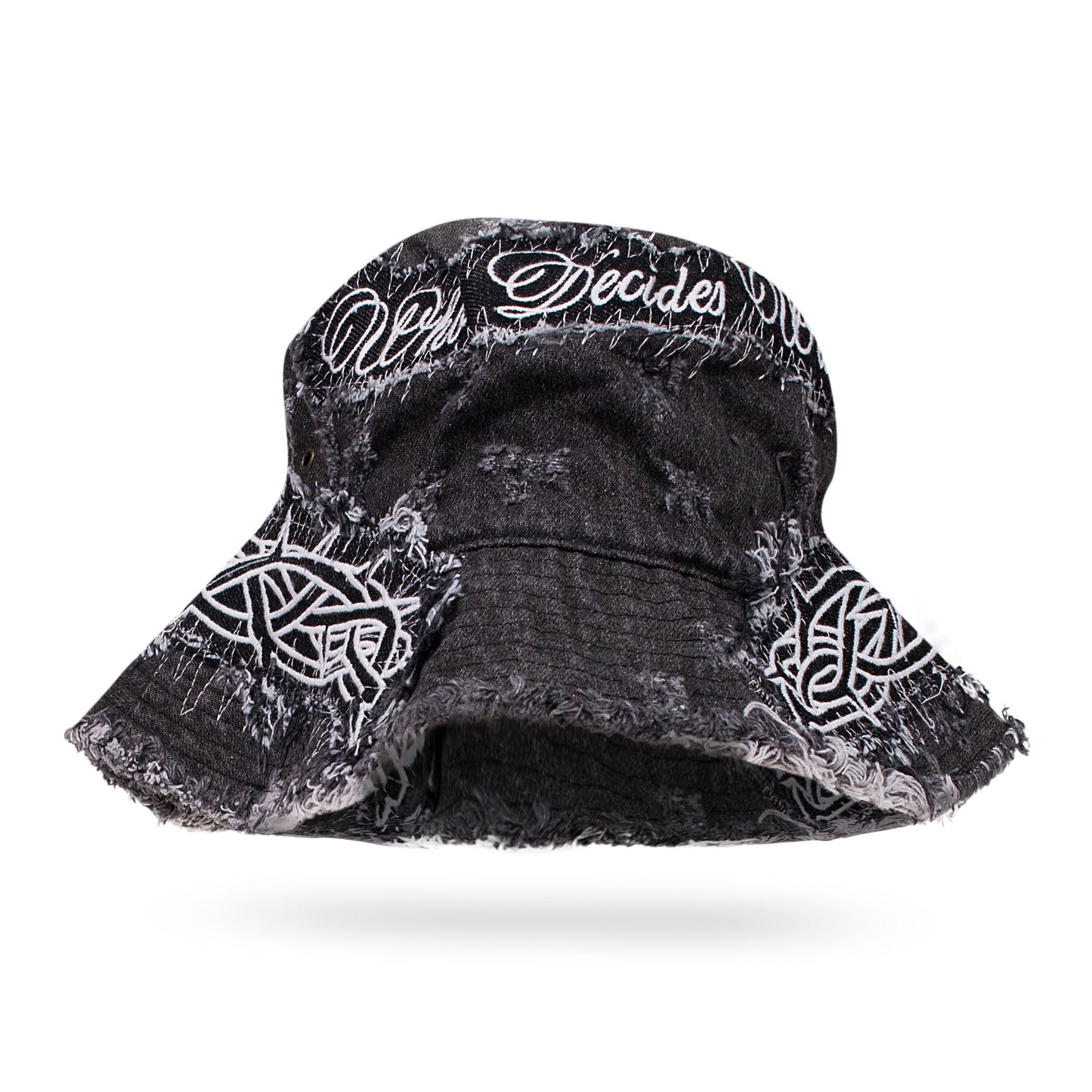 BLACK CROWN OF THORNS BUCKET HAT