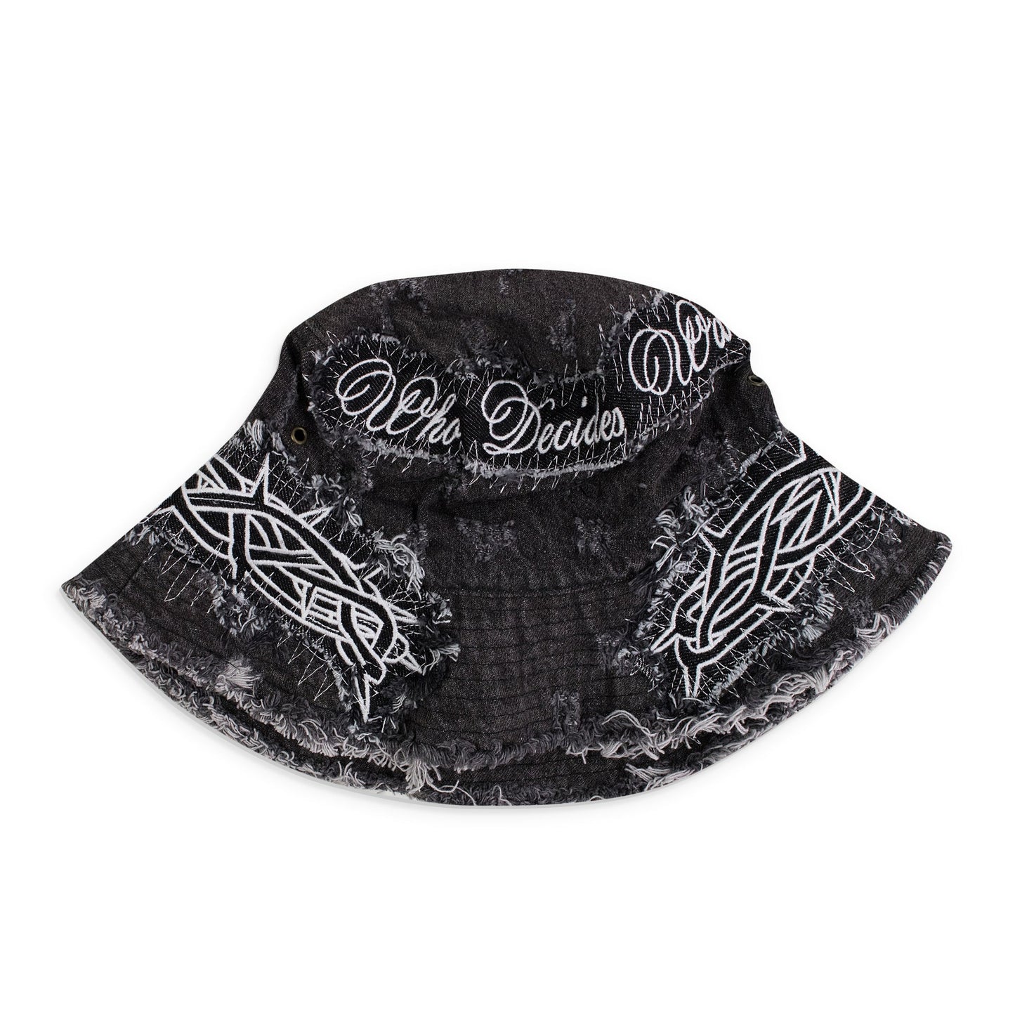 BLACK CROWN OF THORNS BUCKET HAT