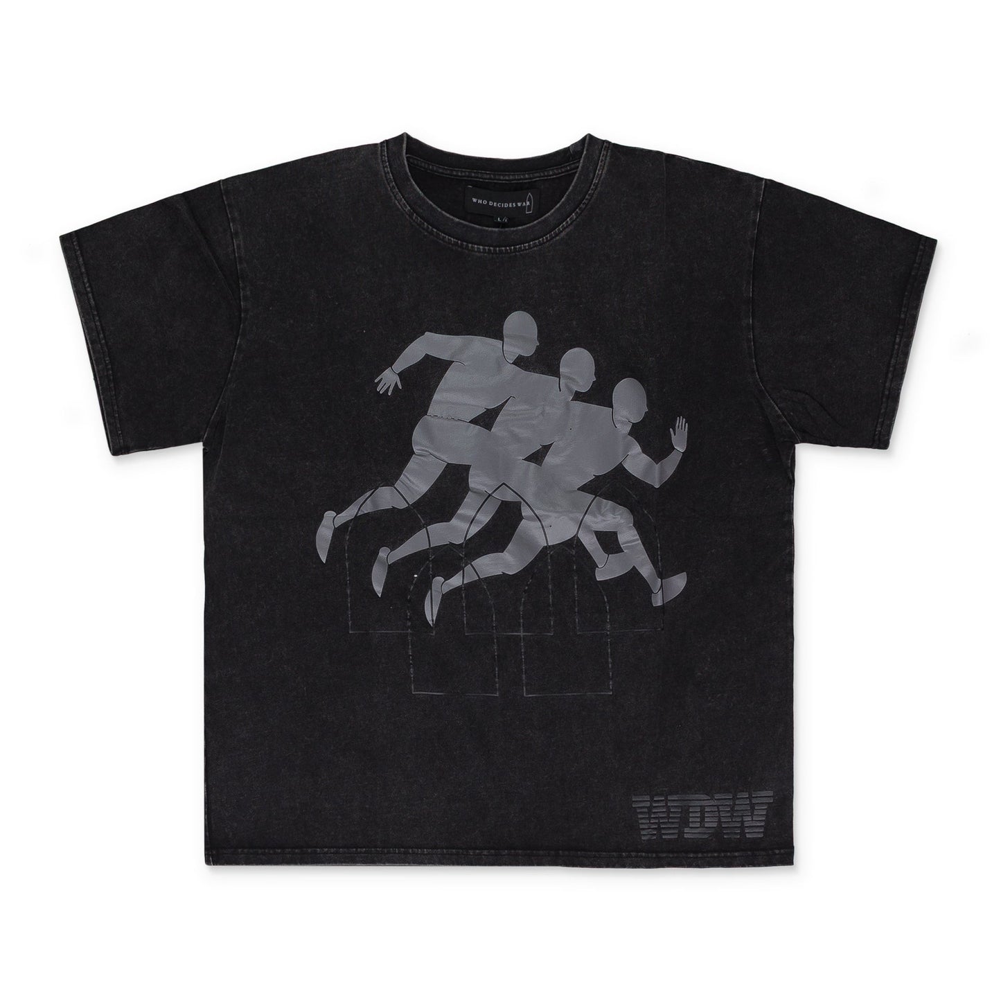 BLACK HURDLE SHORT SLEEVE T-SHIRT
