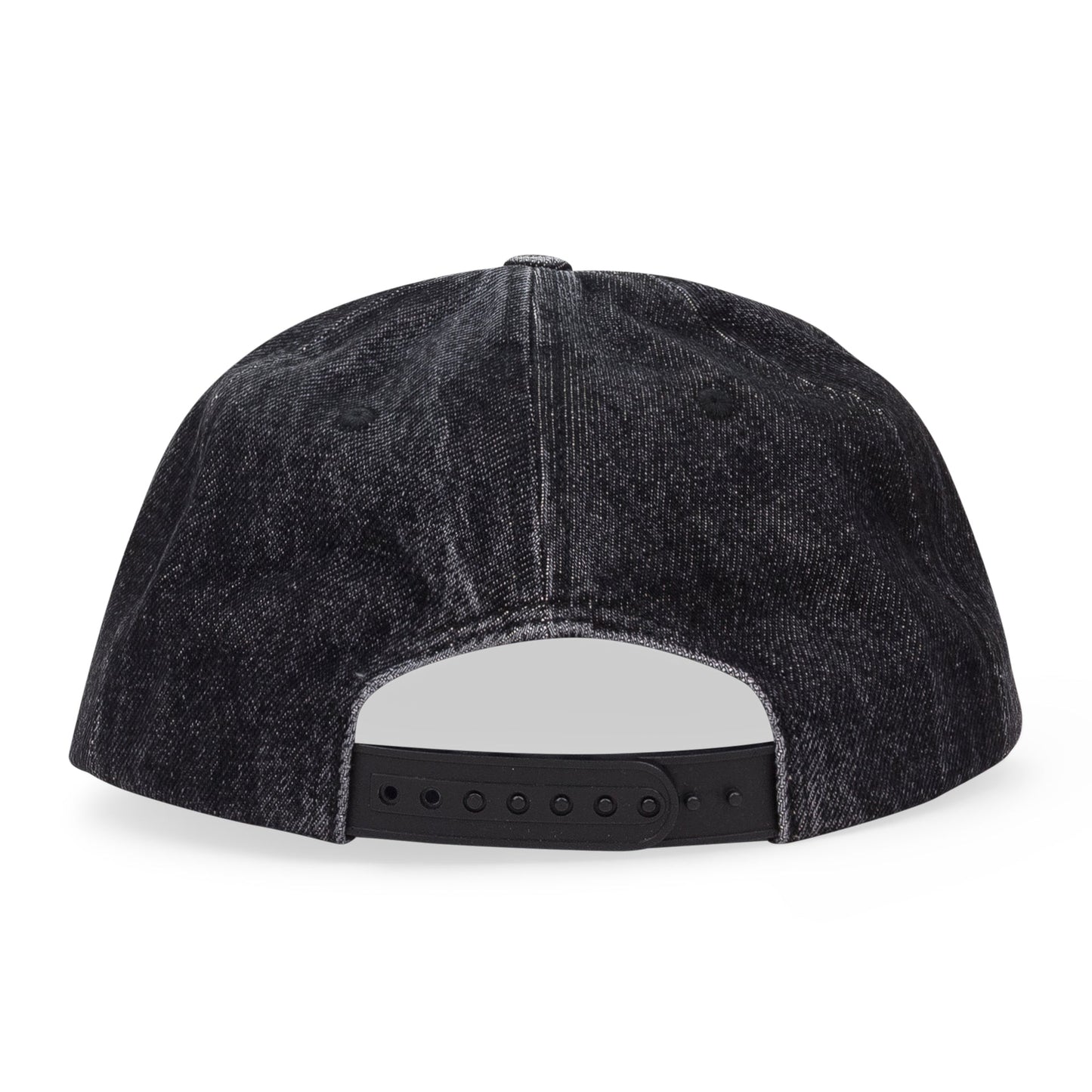 BLACK/CREAM CRESTA DENIM BASEBALL CAP