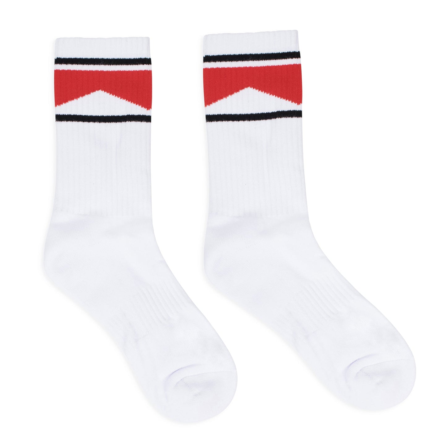 WHITE CHEVRON SOCKS