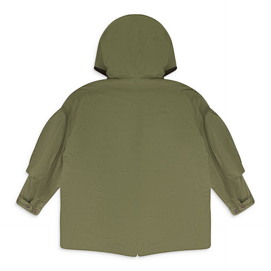 GREEN WINDOW POCKET PARKA