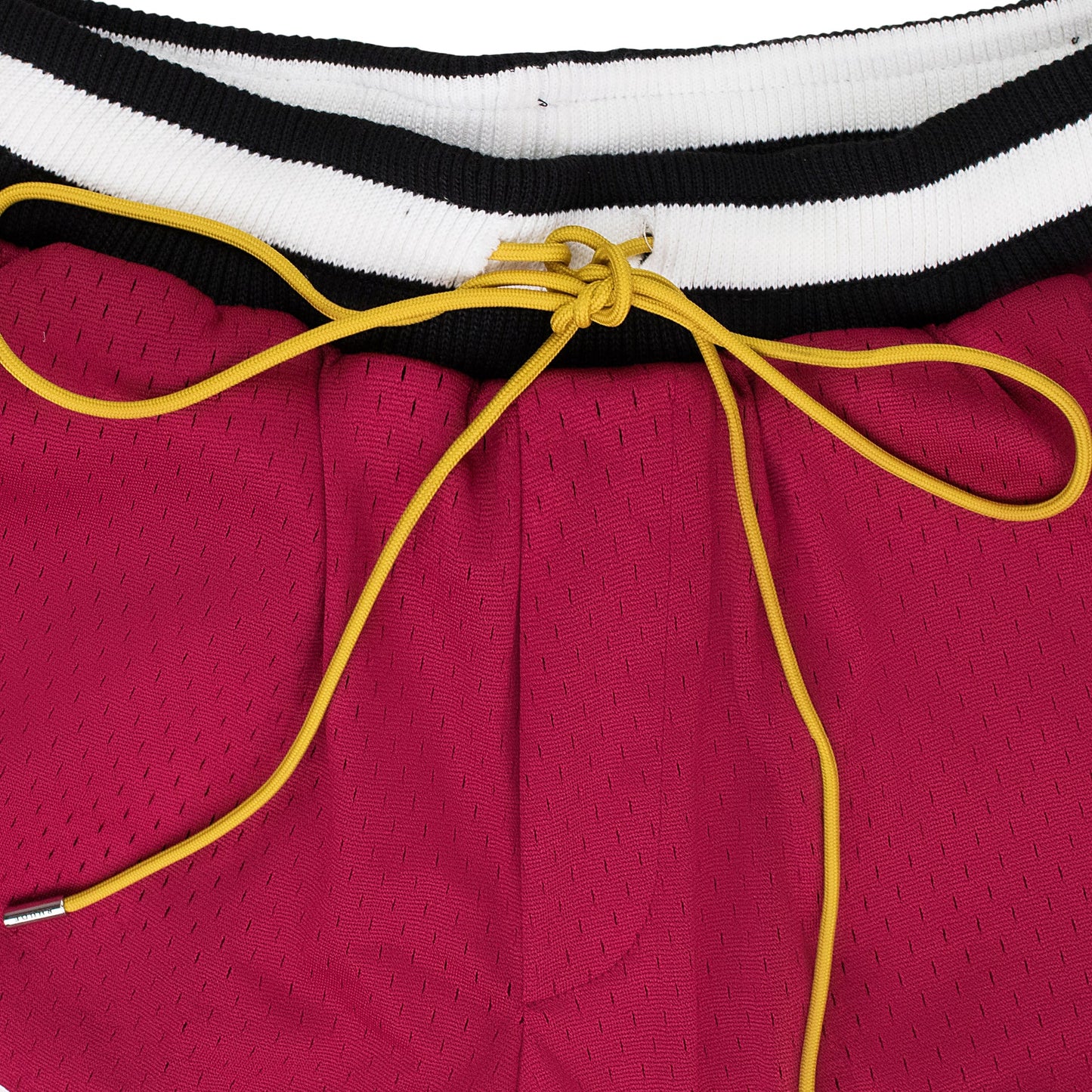 MAROON COURT LOGO SHORTS