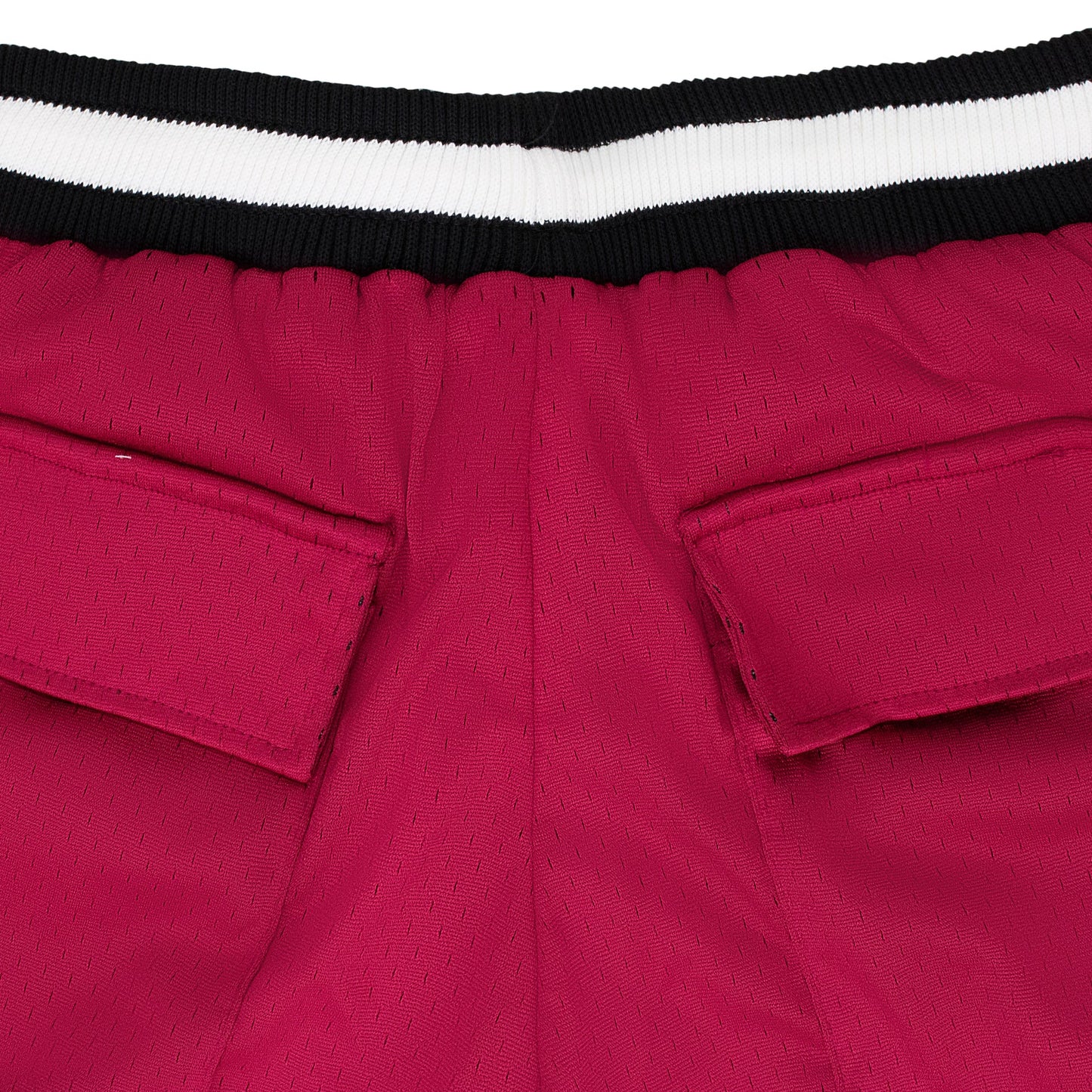 MAROON COURT LOGO SHORTS