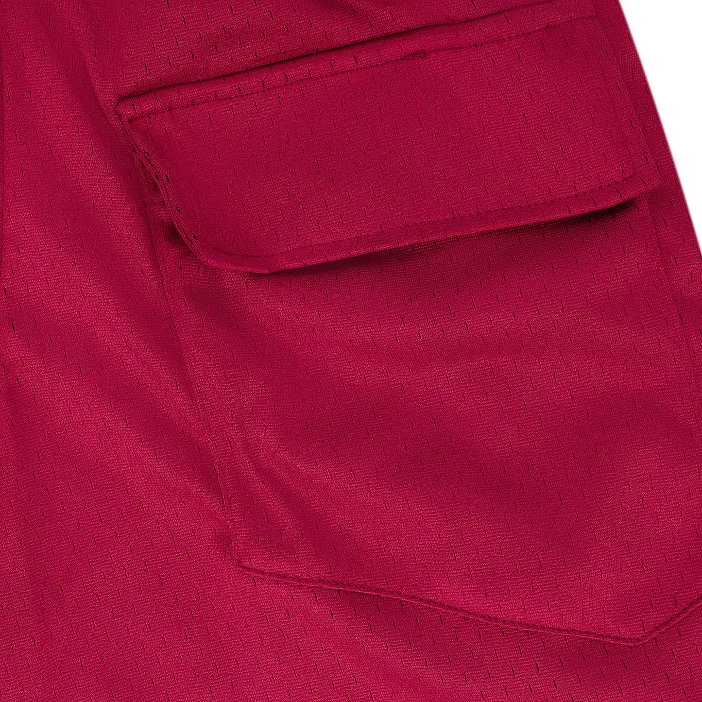 MAROON COURT LOGO SHORTS