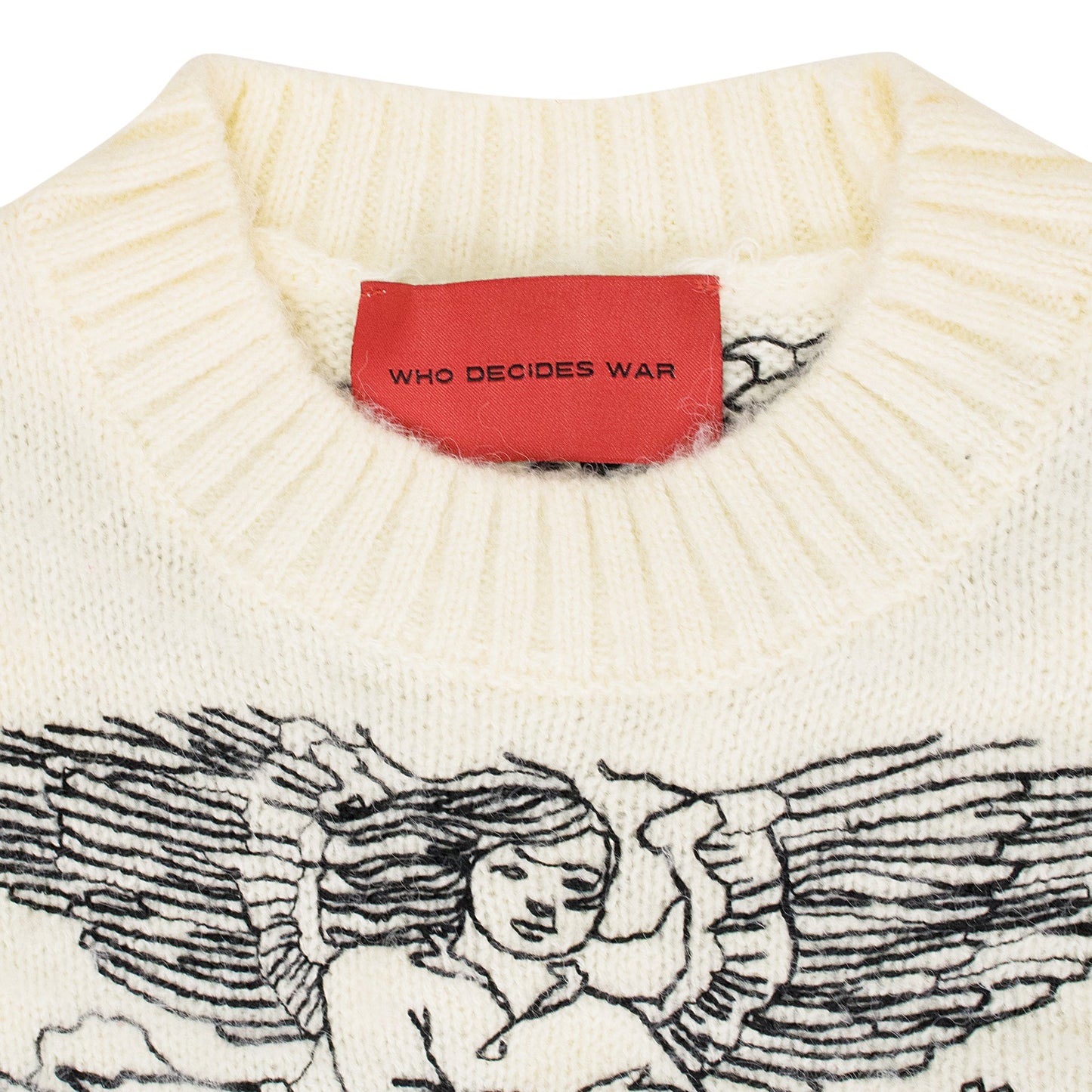 BLACK HORSEMEN EMBROIDERED SWEATSHIRT
