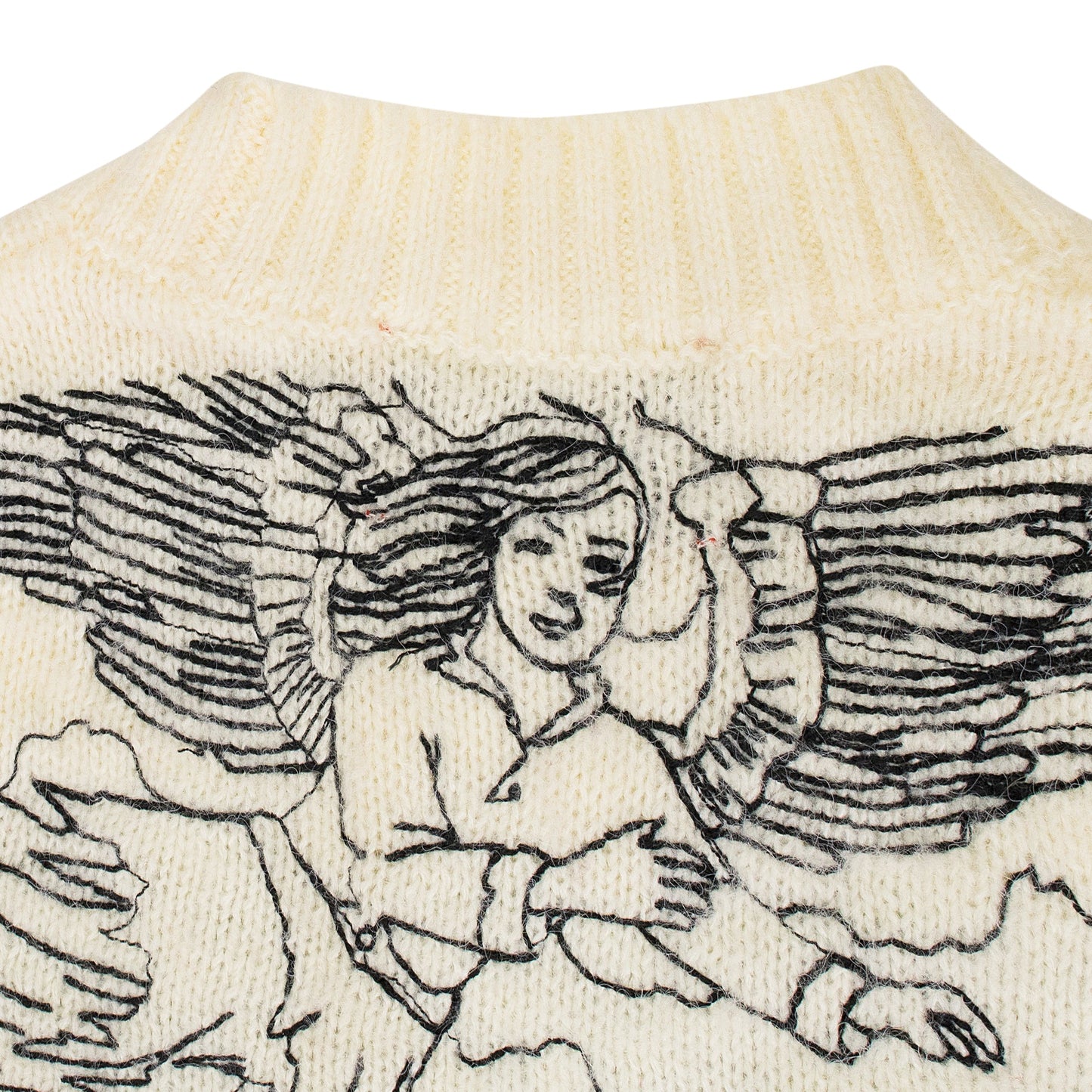 BLACK HORSEMEN EMBROIDERED SWEATSHIRT