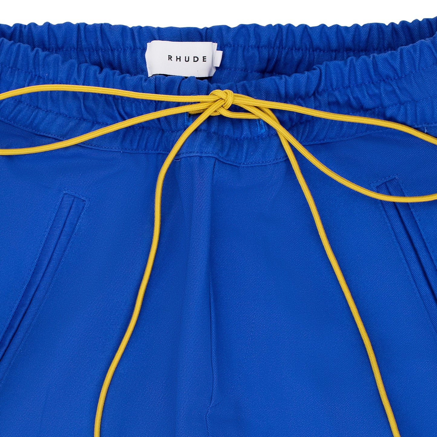 BLUE/CREAM FLIGHT TRACK PANTS